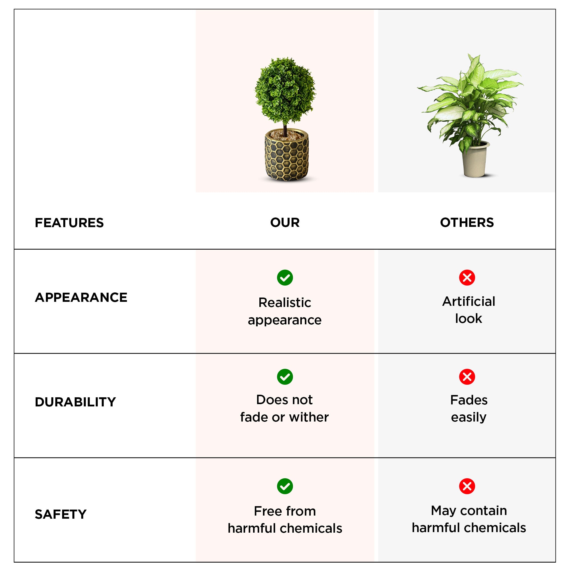 UMAI artificial plant - bedroom decor