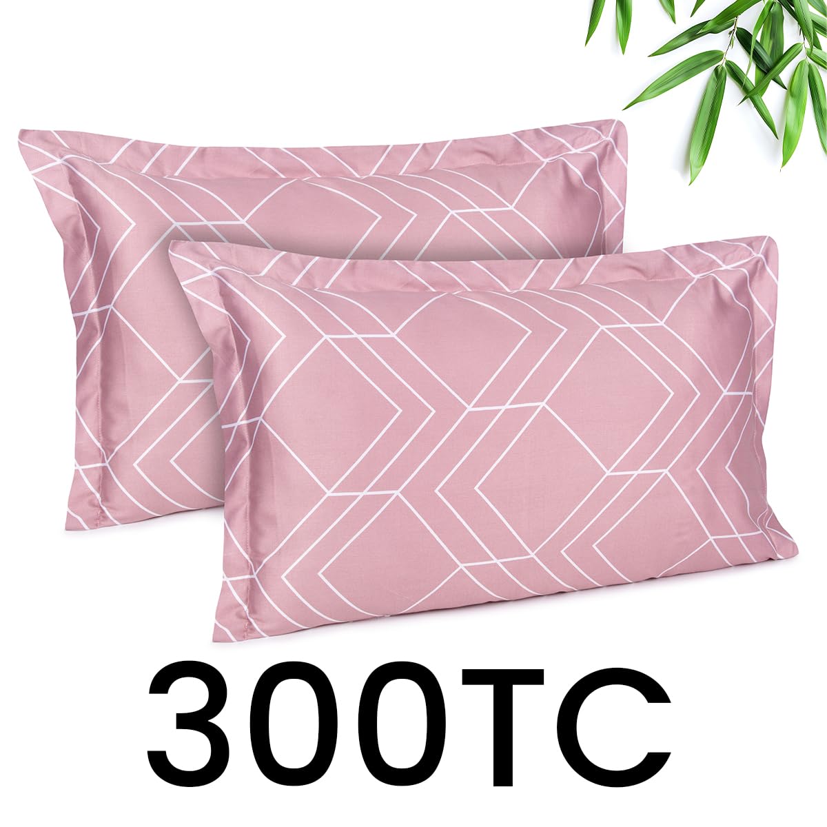 Mush bamboo pillow cover - bedroom comfort