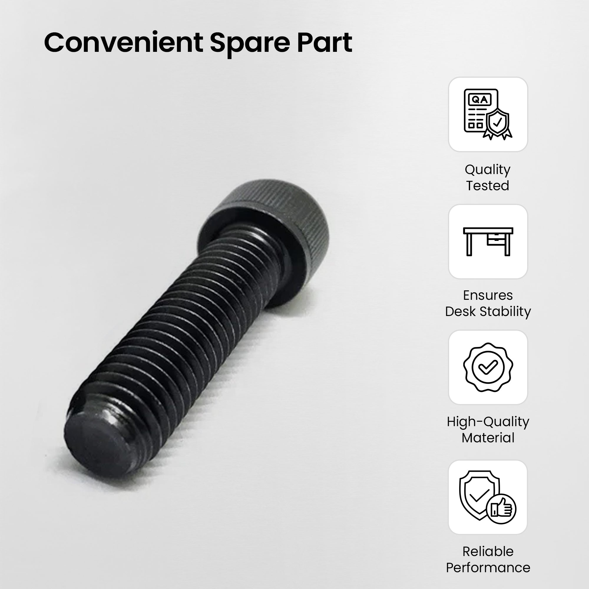 SAVYA HOME Desk Chair Screws - Smooth gliding support