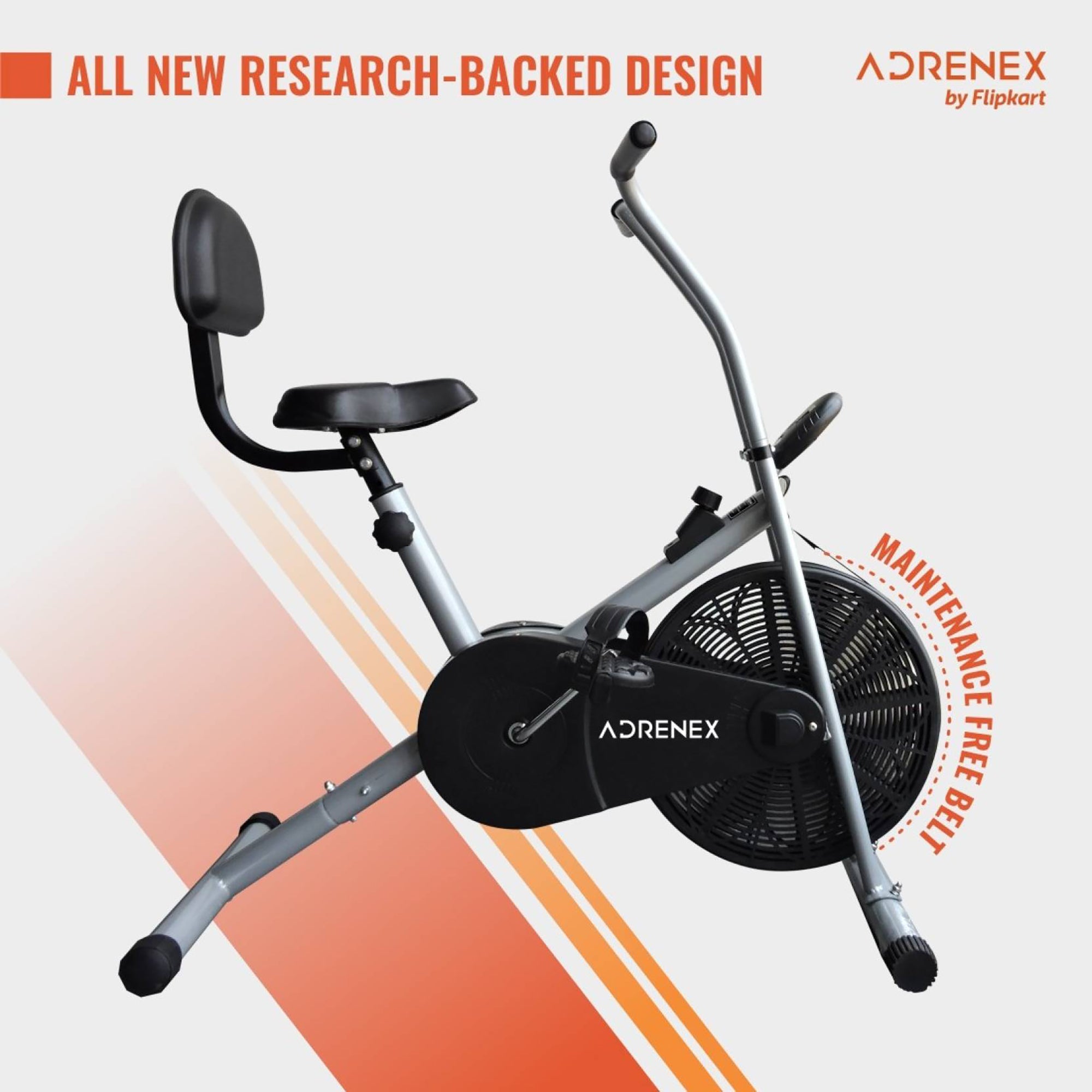 Reach Dual Action Air Bike - Perfect for Home Gym Workouts