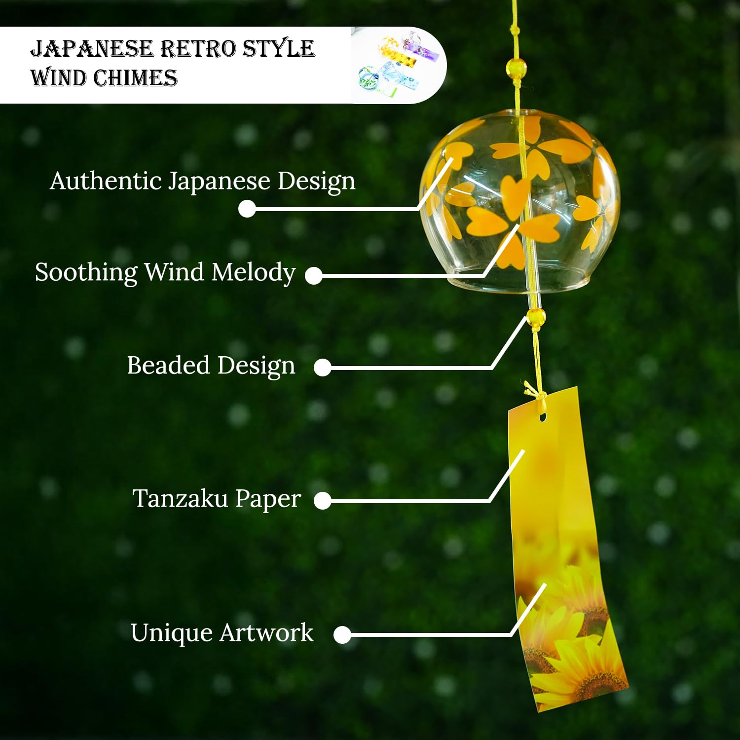 Ekhasa Japanese Wind Chimes - Perfect for balconies