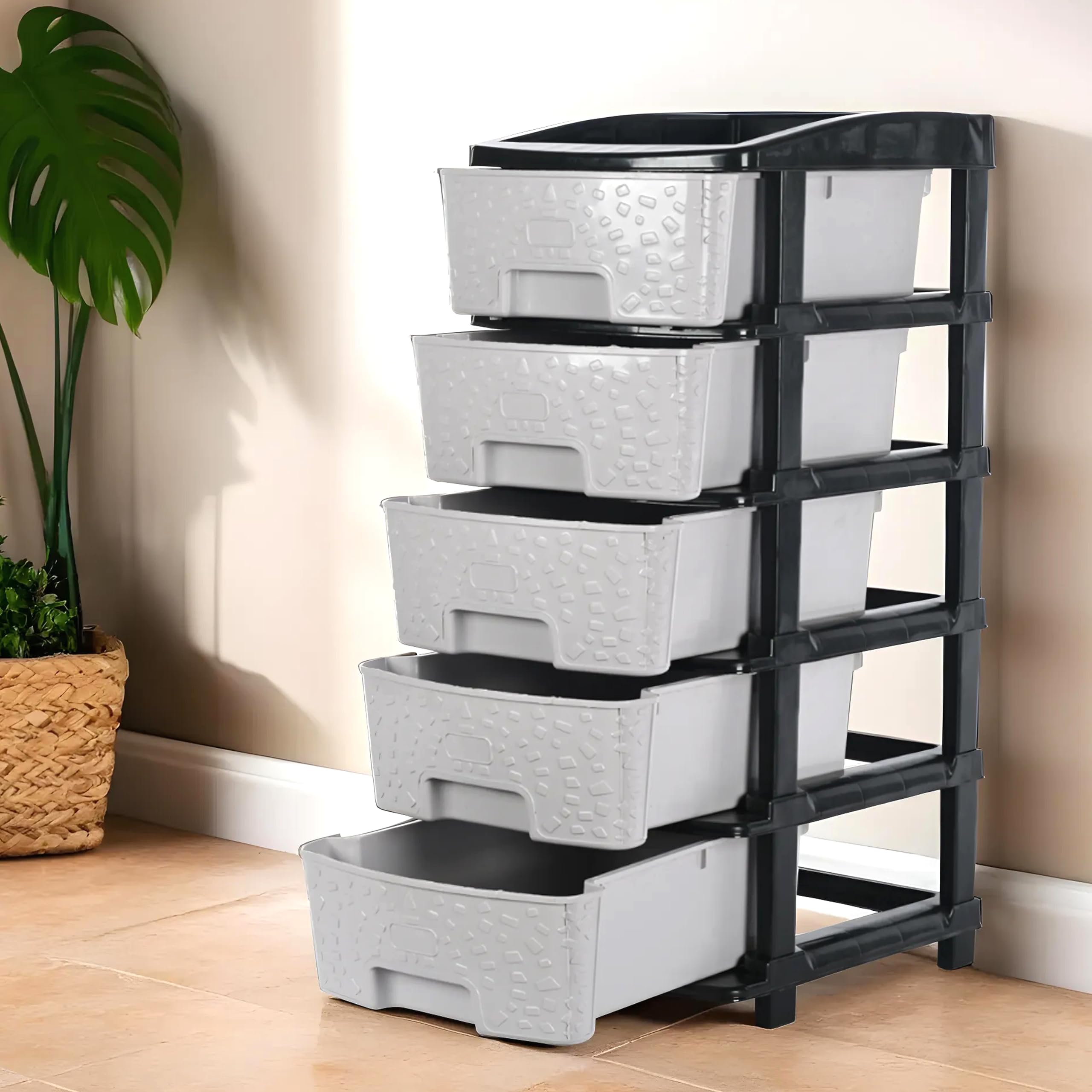 Kuber Industries Plastic Drawer - Durable plastic organizer