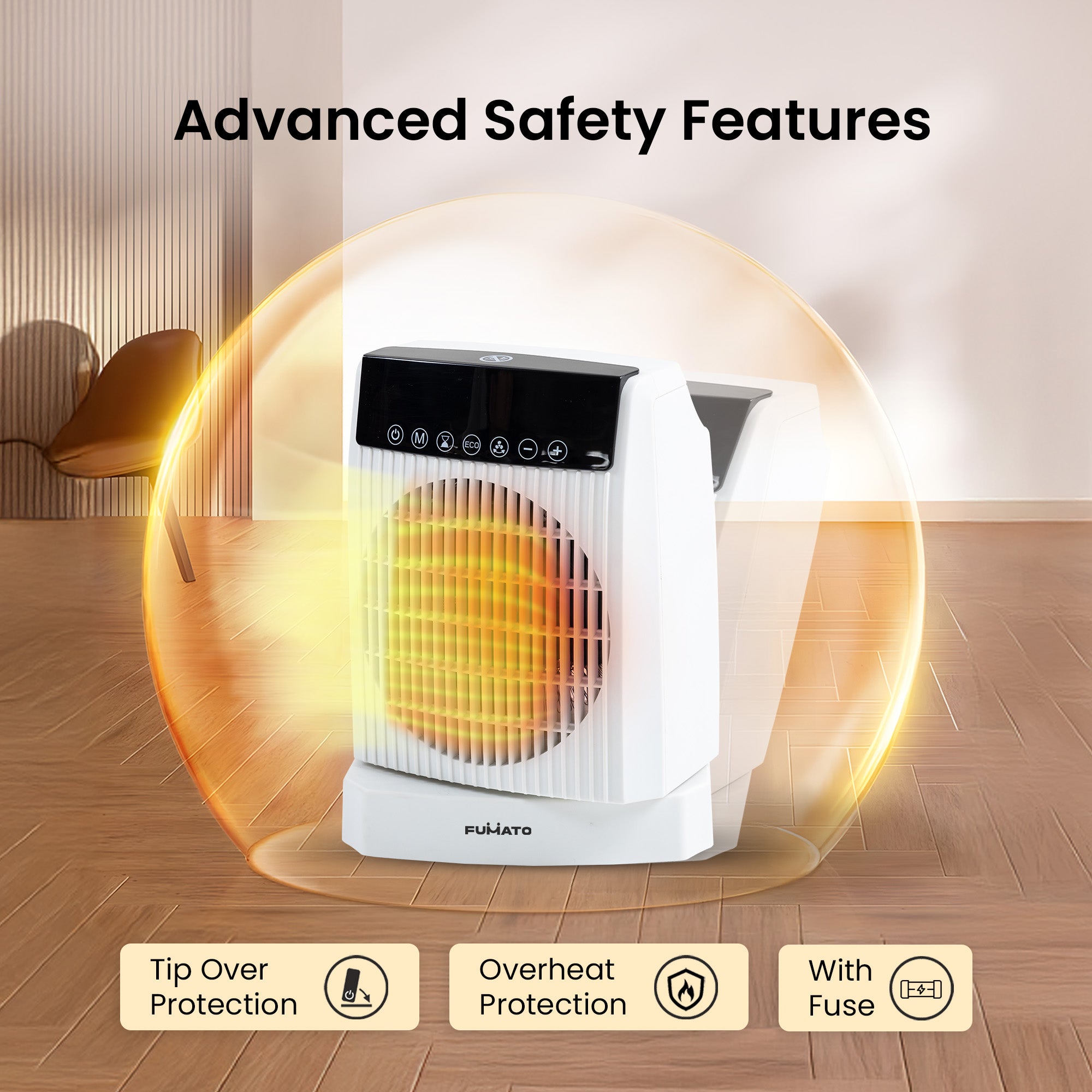 Fumato Electric Heater - Efficient heating for living rooms