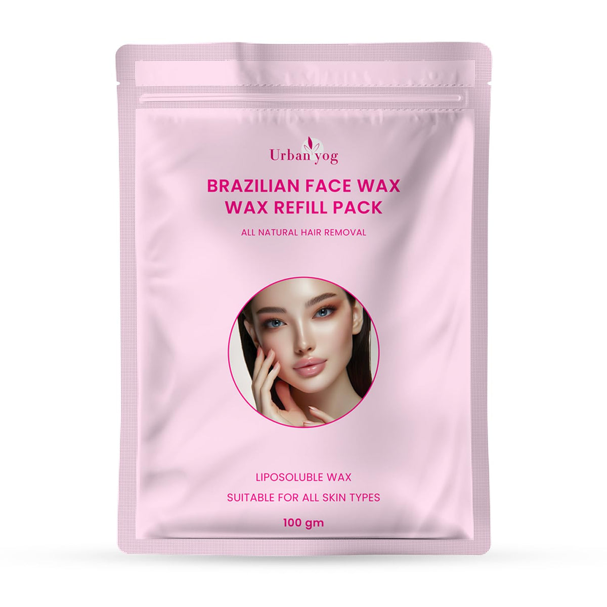 Urban Yog Brazilian Face Wax - Ideal for upper lip and eyebrows