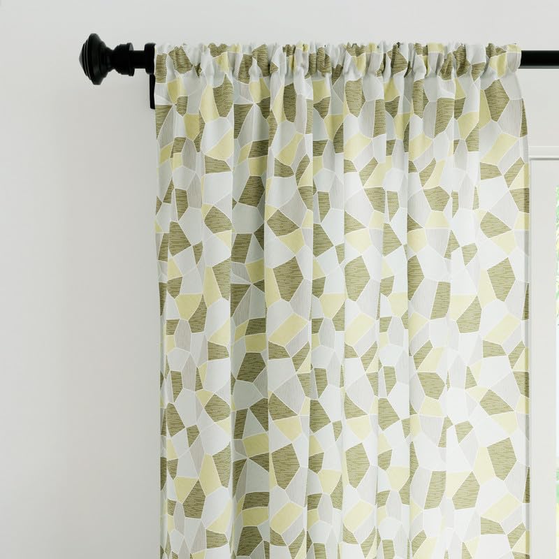 Encasa window curtain - Semi-sheer light filtering