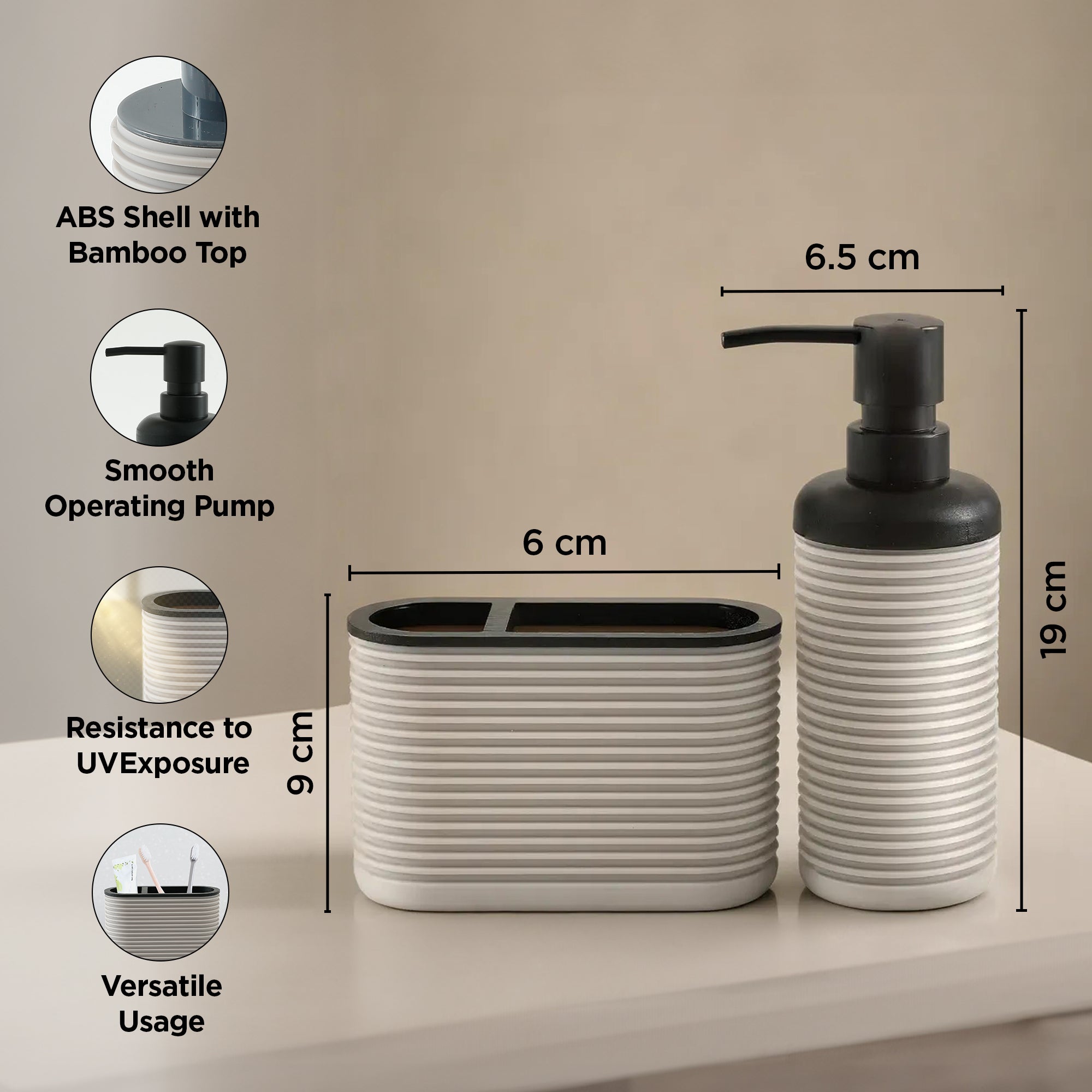 UMAI bathroom set - Personal care essentials