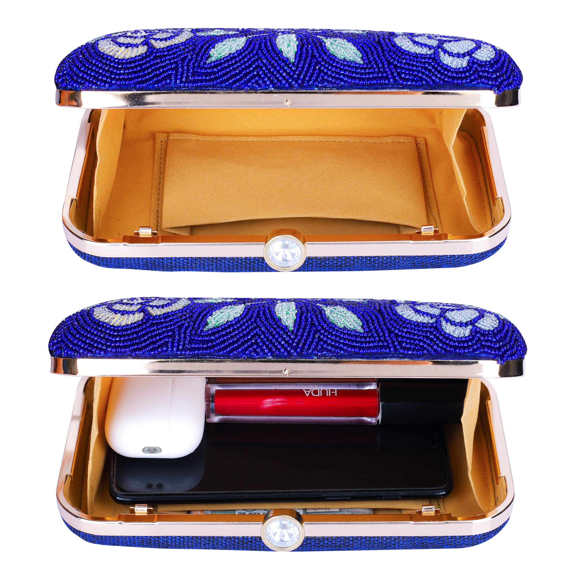 Clownfish Norah Evening Bag - Stylish Bead Work for Women