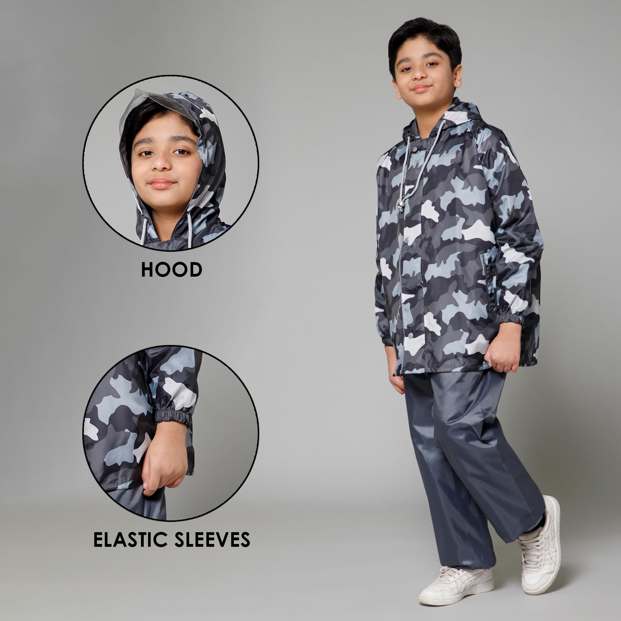 Clownfish kids rainwear - perfect for camping and adventures