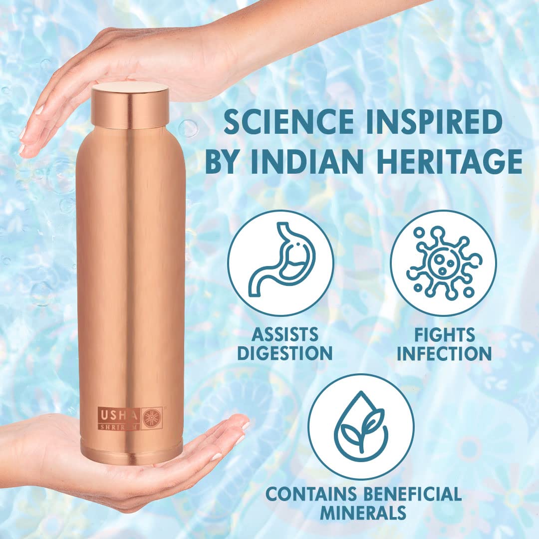 USHA SHRIRAM Stylish Water Bottles - Best for Office Desk