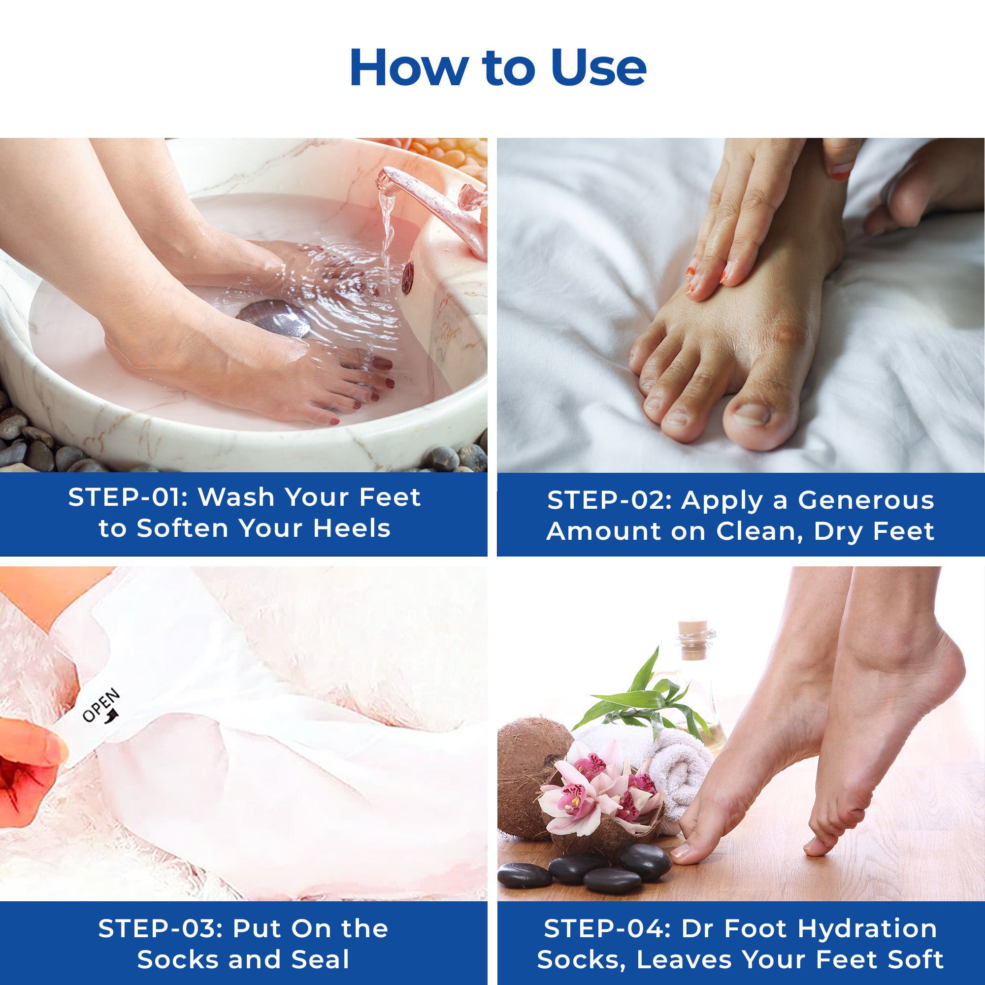 Dr Foot foot care products - soothing treatment for dry feet