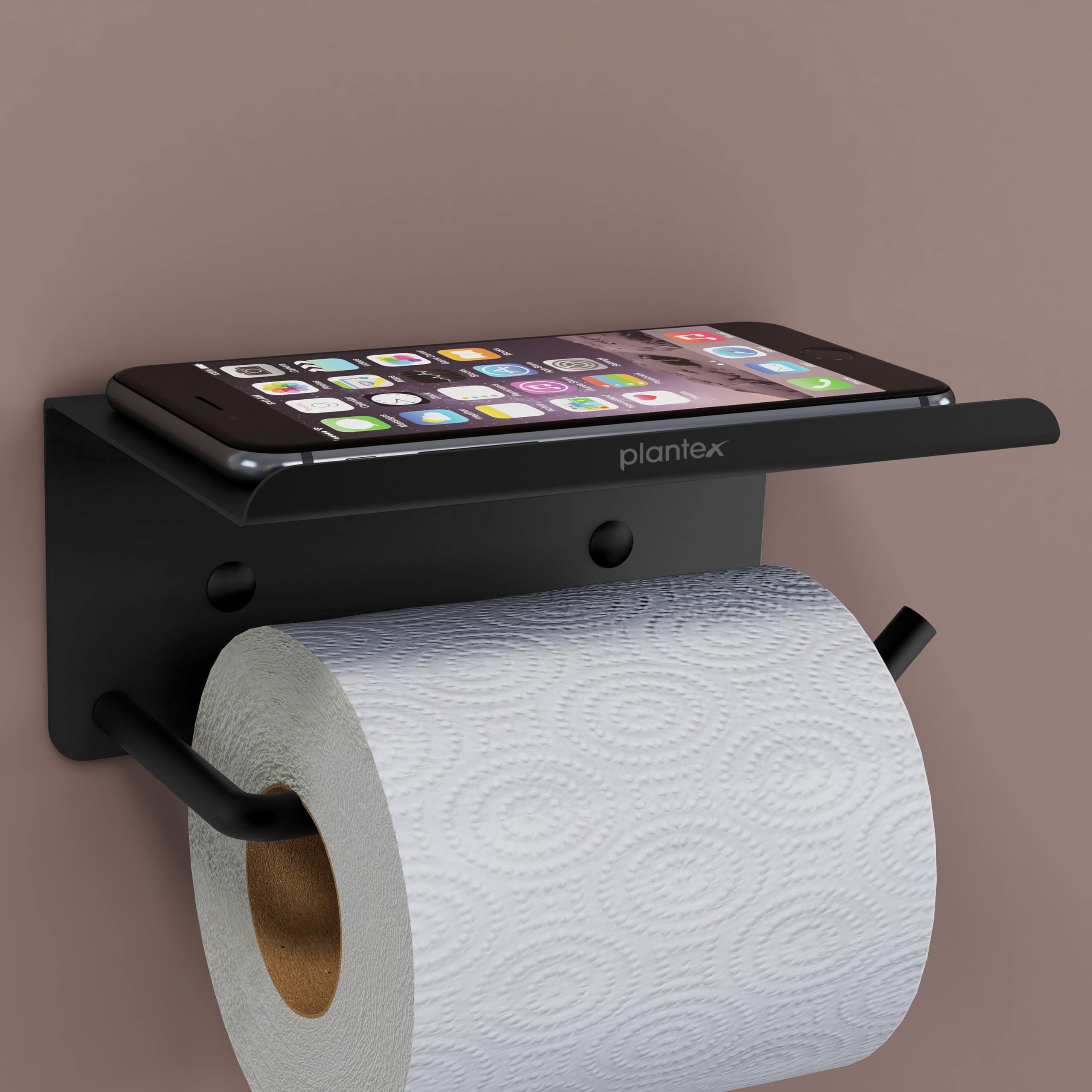 Plantex toilet paper holder - easy installation