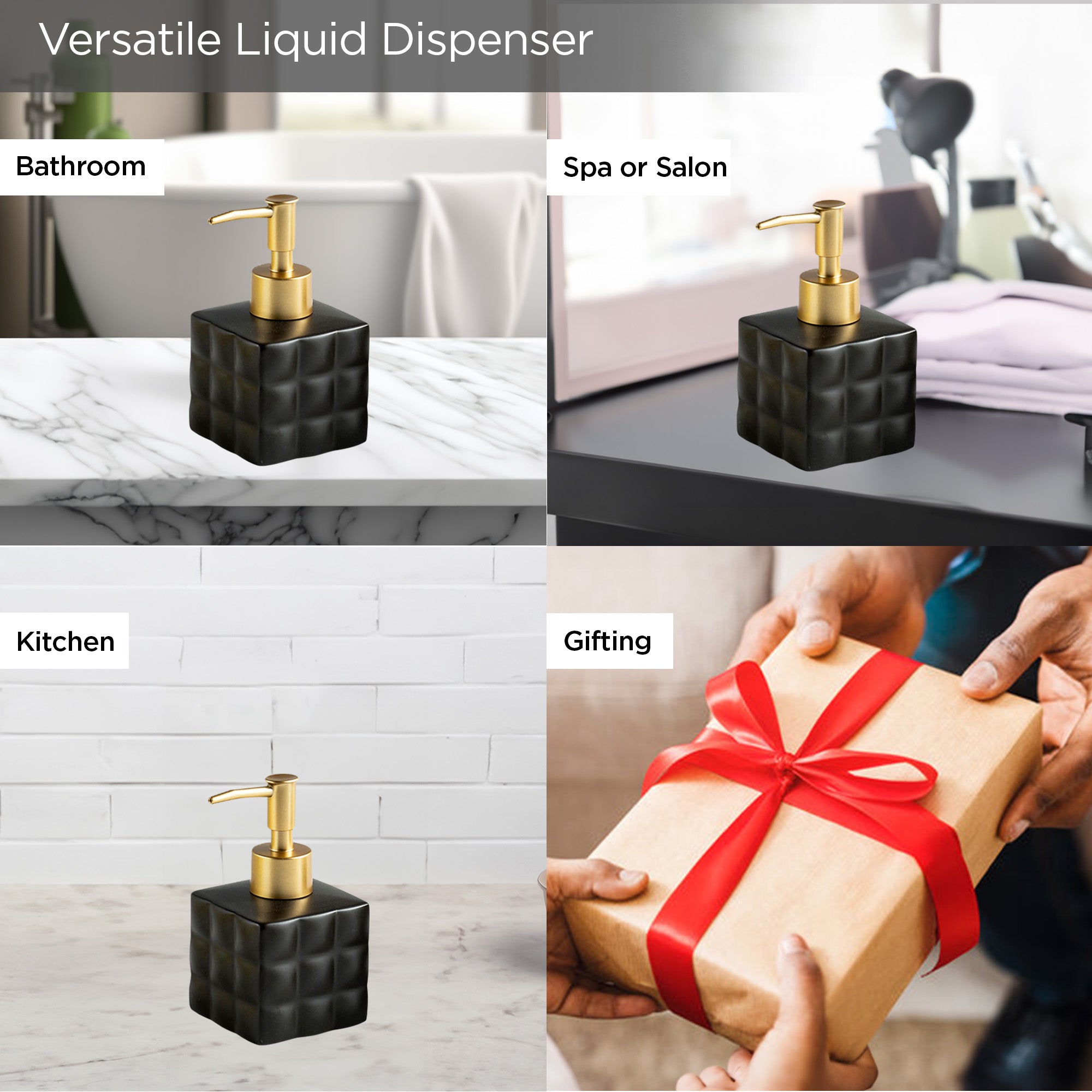 UMAI Ceramic Soap Dispenser - Elegant home decor