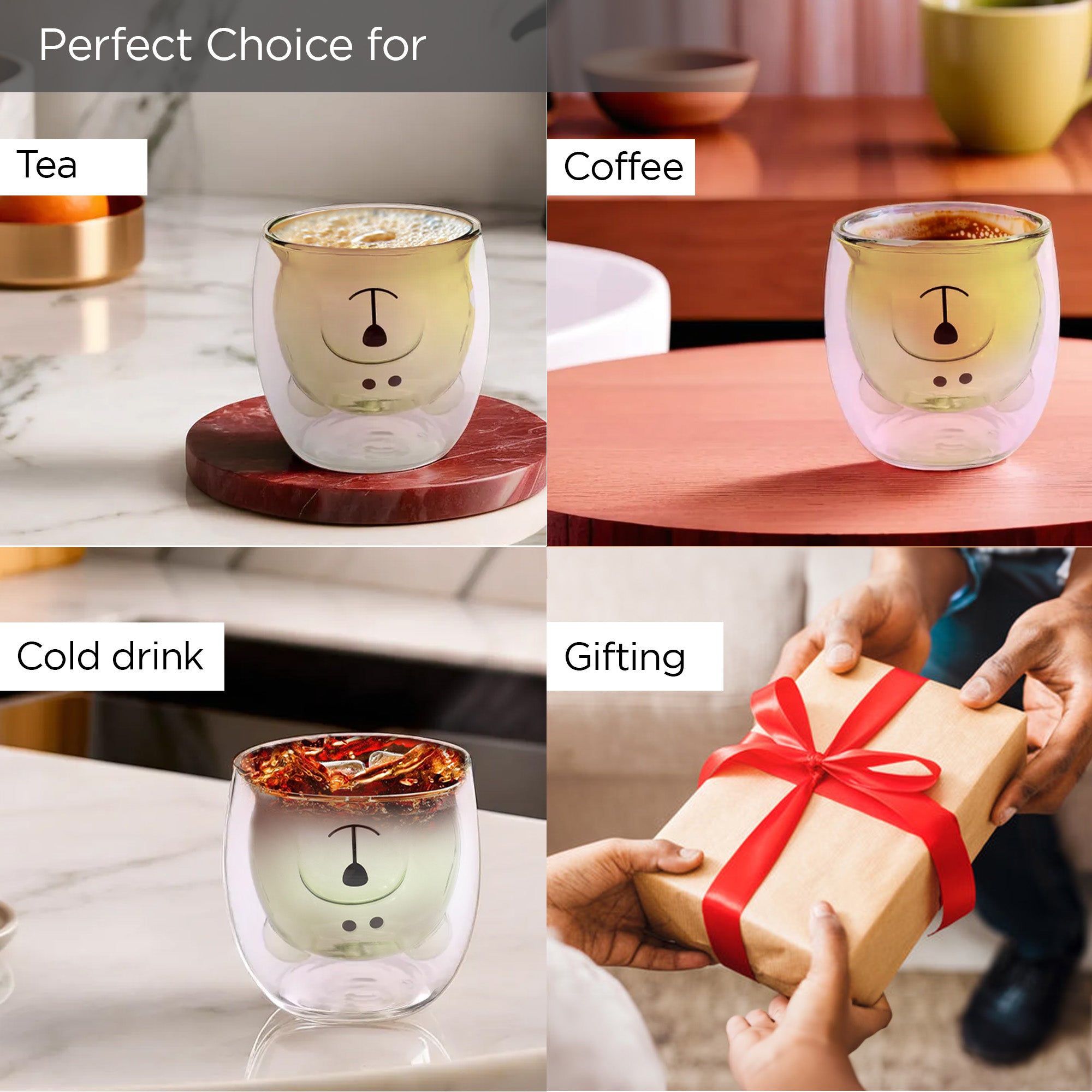UMAI Cute Teddy Bear Mug - Ideal Gift for Friends