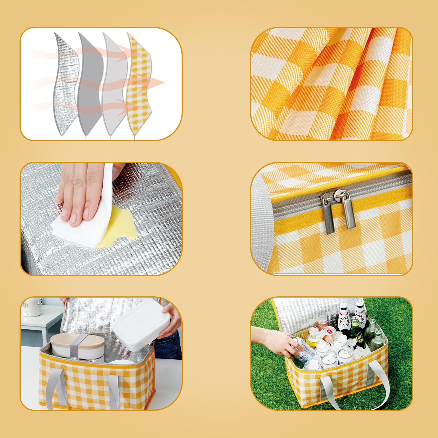 Kuber Industries food carrier bag - family picnic