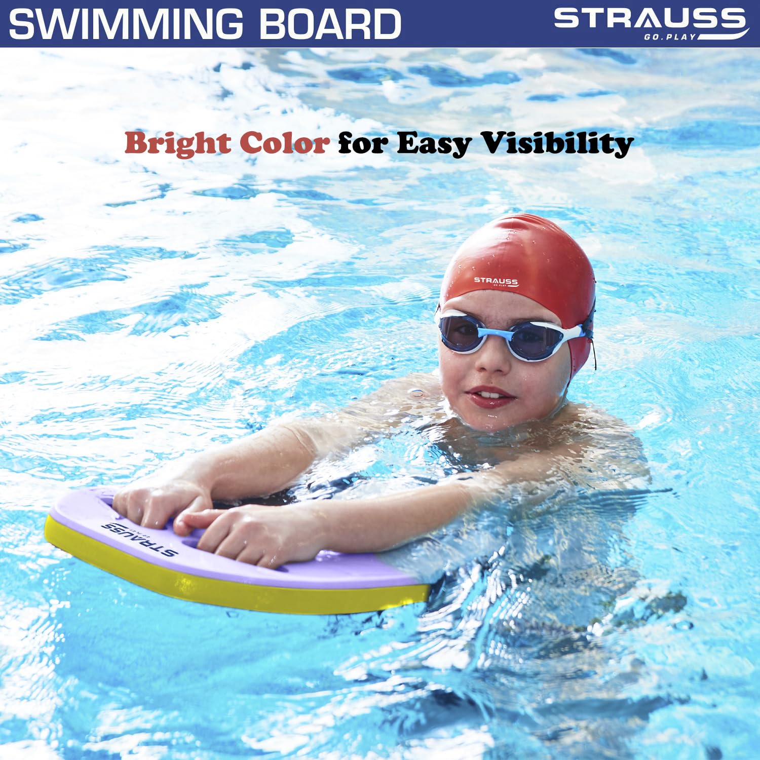For Kids Swimming Board Float STRAUSS Swimming Kick Board Floating