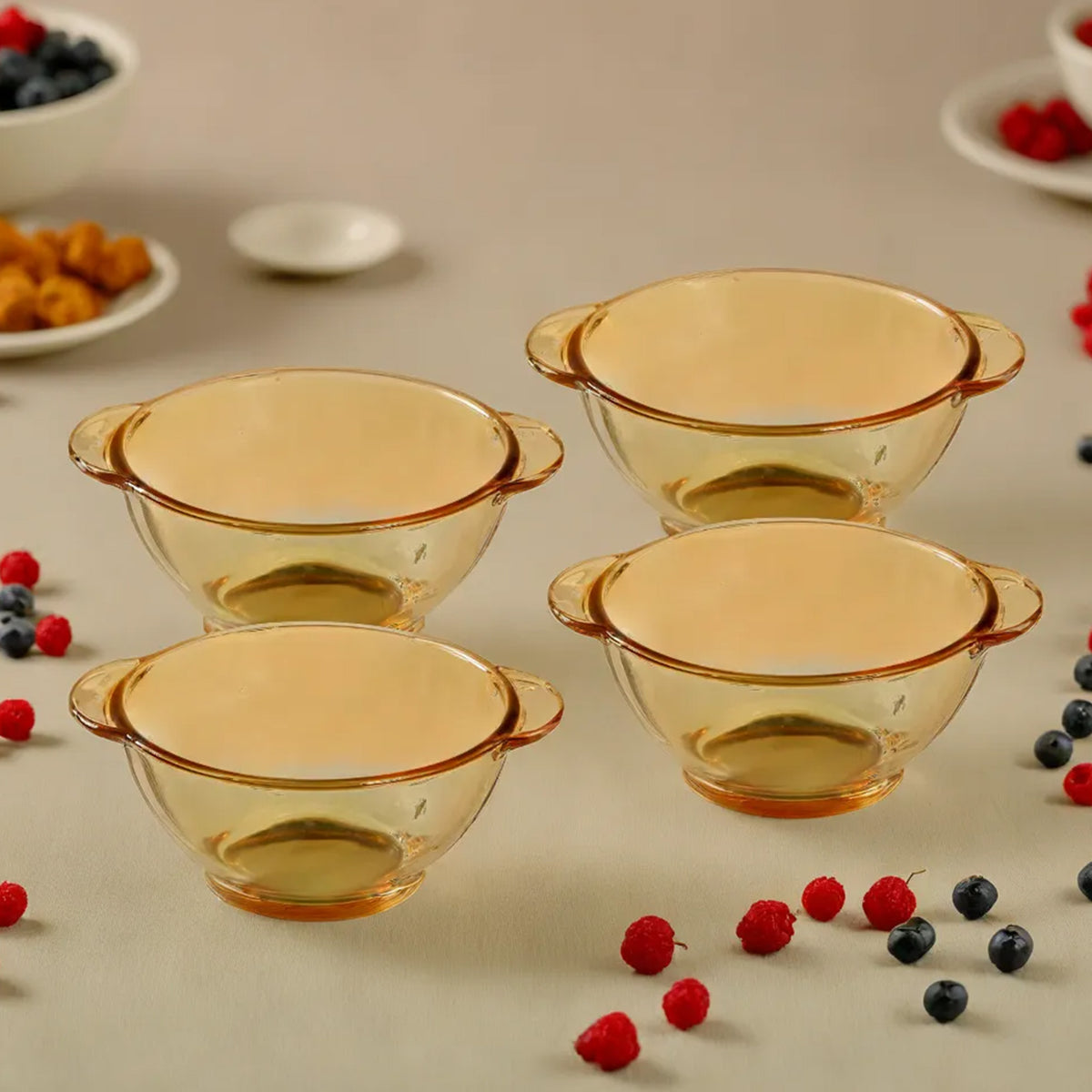 UMAI borosilicate glass bowls - modern serving solution