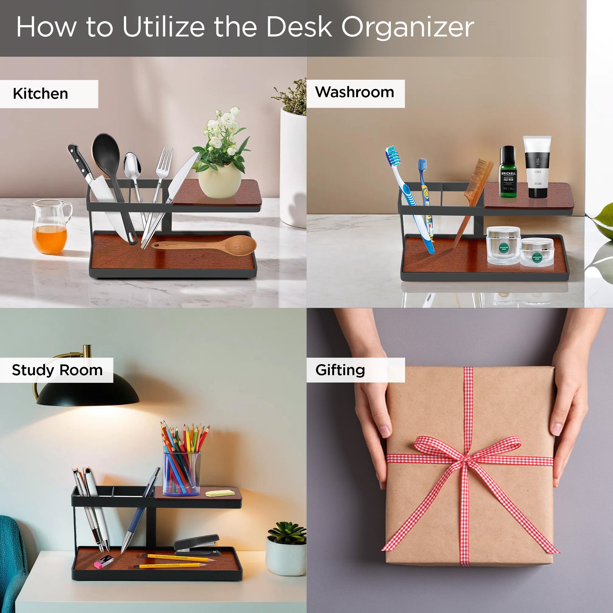 UMAI Desk Organizer - Compact and Versatile