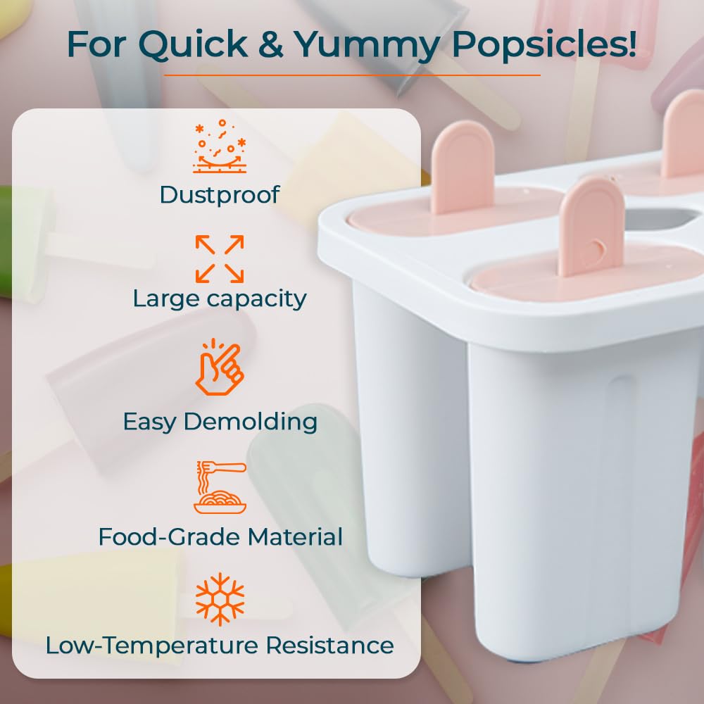 Kuber Industries reusable ice mould - Easy homemade popsicles