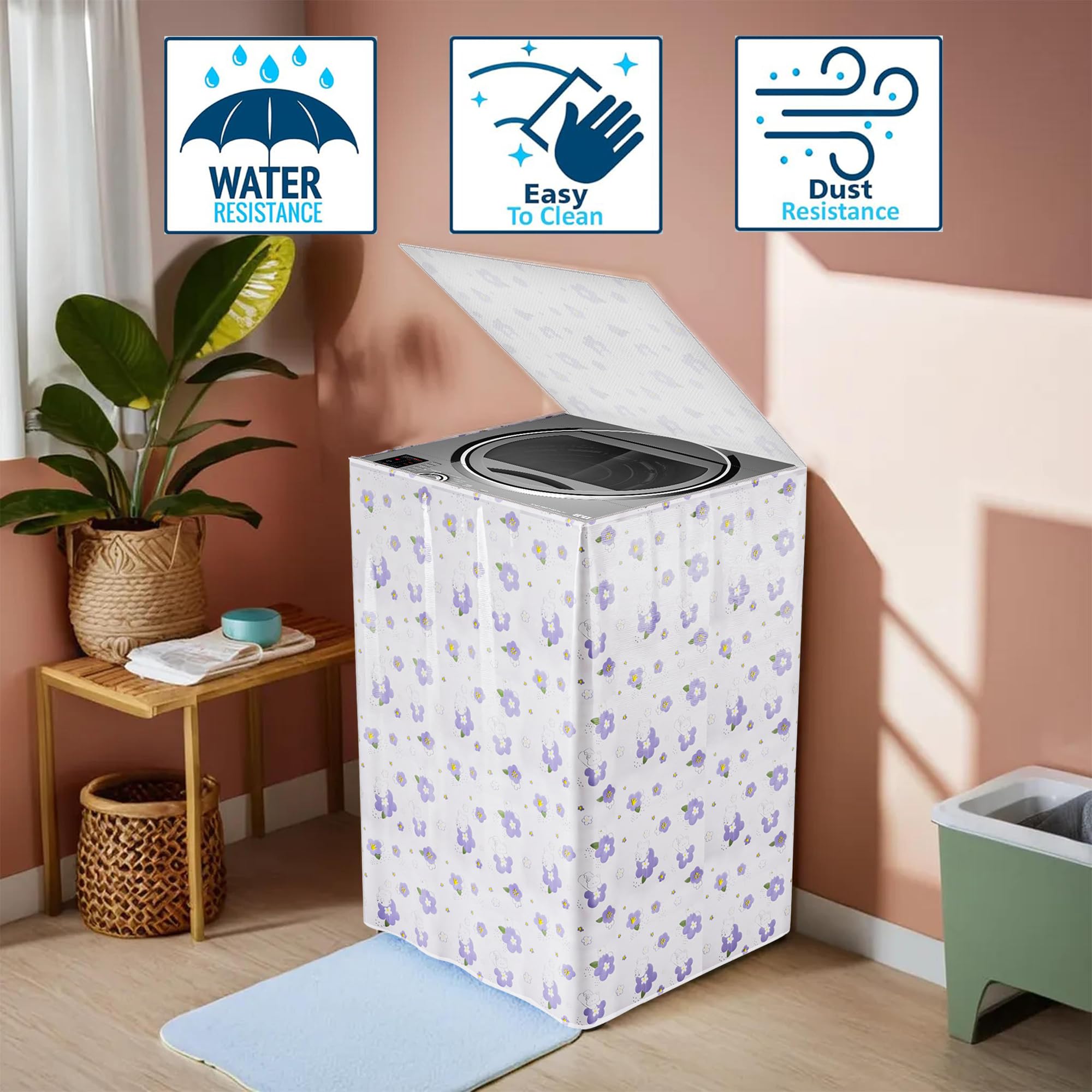 Kuber Industries washing machine cover - Protect your appliance in style