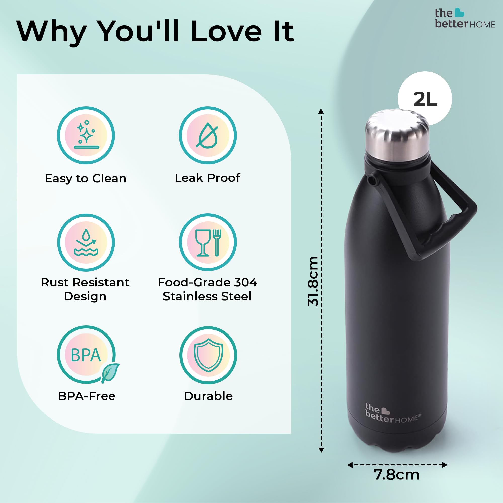 The Better Home Insulated Bottle - Camping adventure
