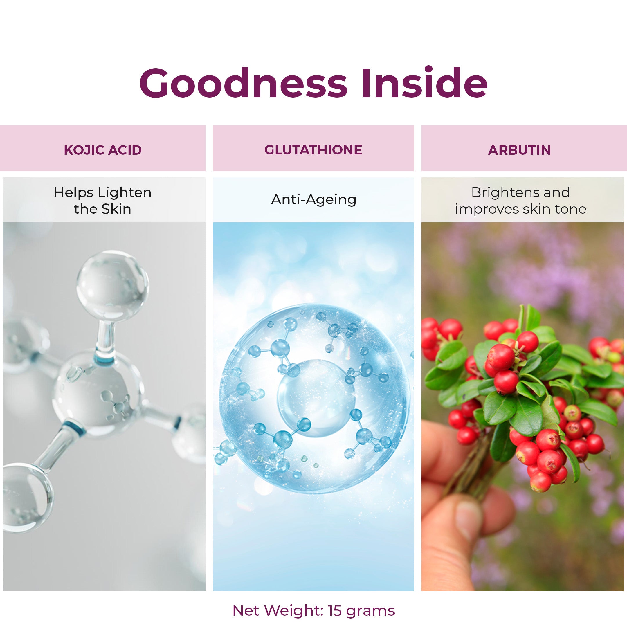 Buy Combo: Kojic Acid & Glutathione Face Cream with Niacinamide GlobalBees Shop Buy Combo: Kojic Acid & Glutathione Face Cream with Niacinamide GlobalBees Shop