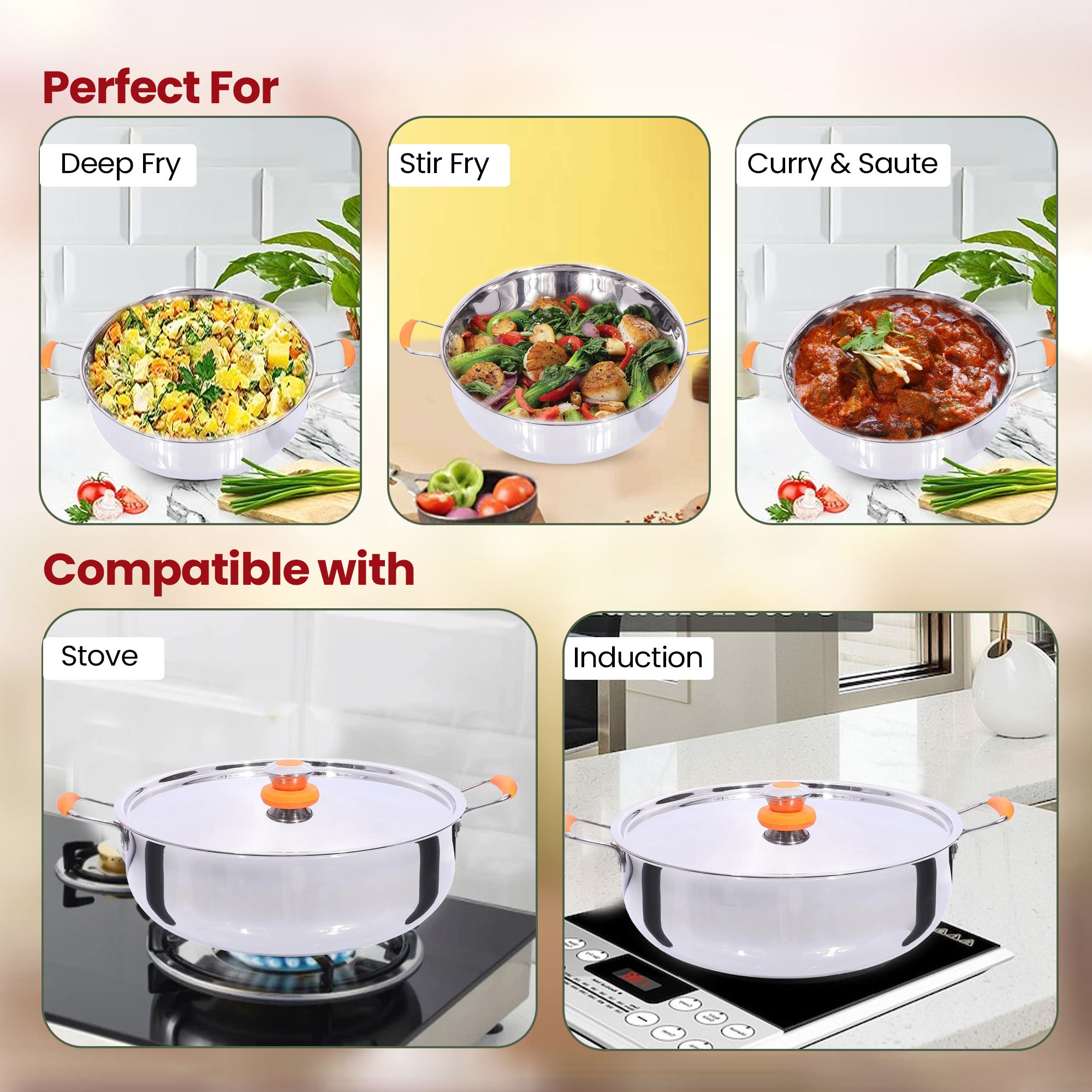 USHA SHRIRAM Cooking Pan - Enhance Your Cooking Experience