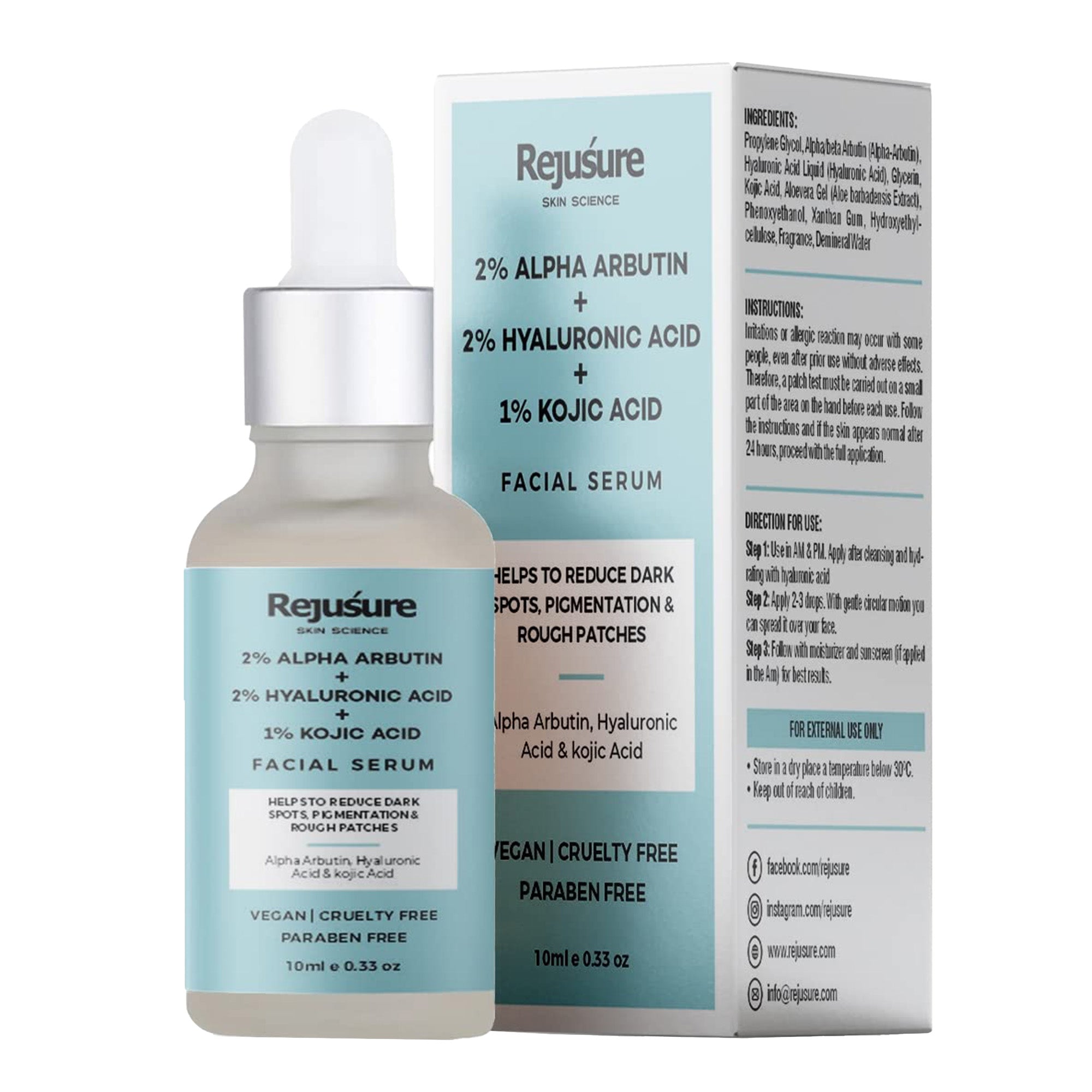 Rejusure face serum - rejuvenating anti-aging solution