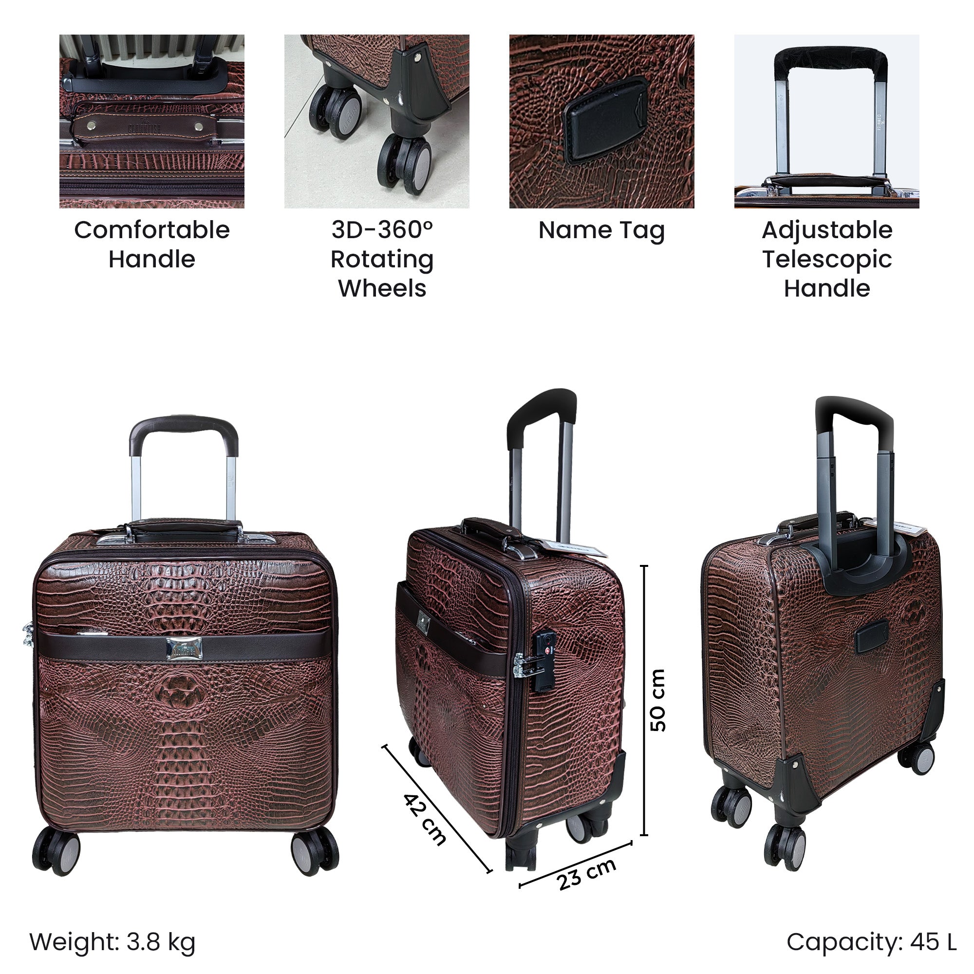 Clownfish 16inch Cabin Bag - Stylish travel companion