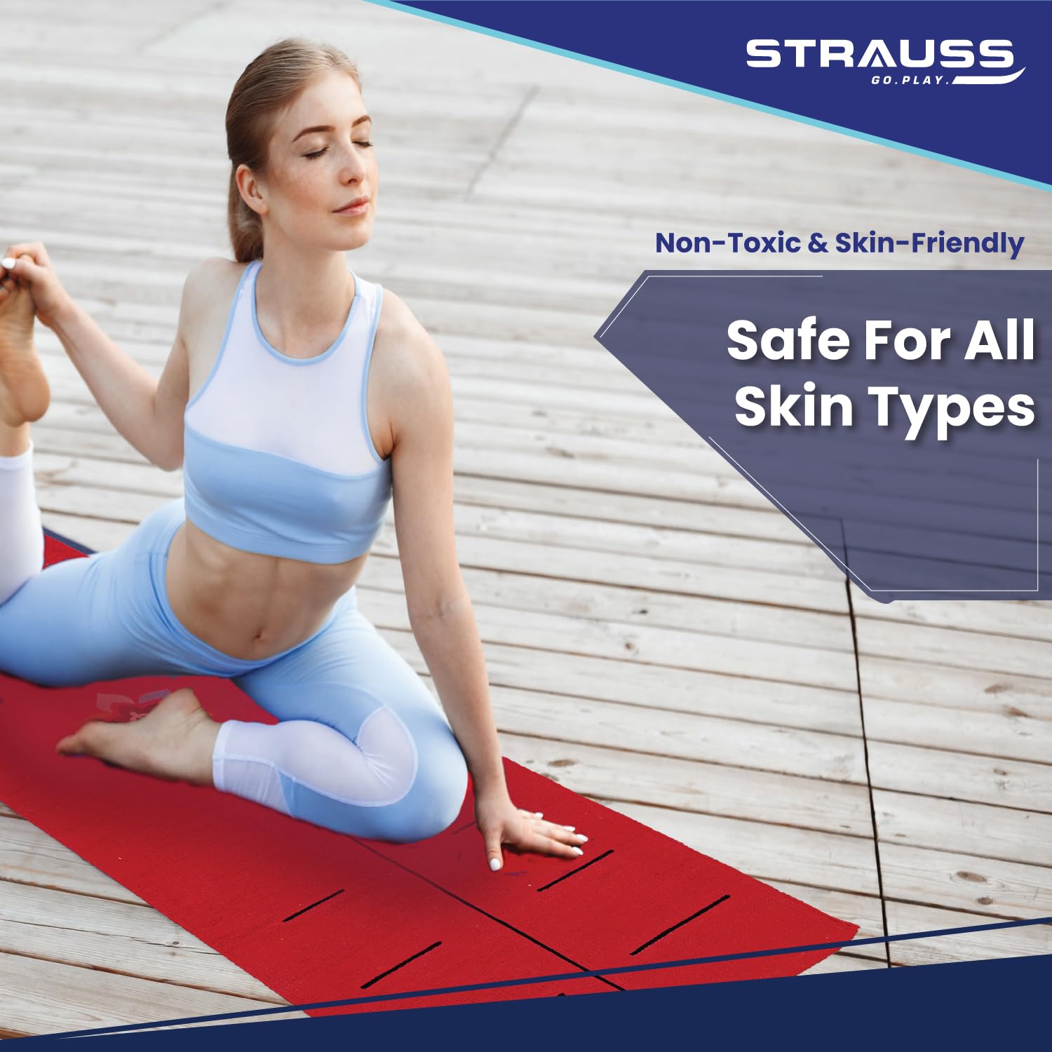 Strauss yoga mat - home yoga session