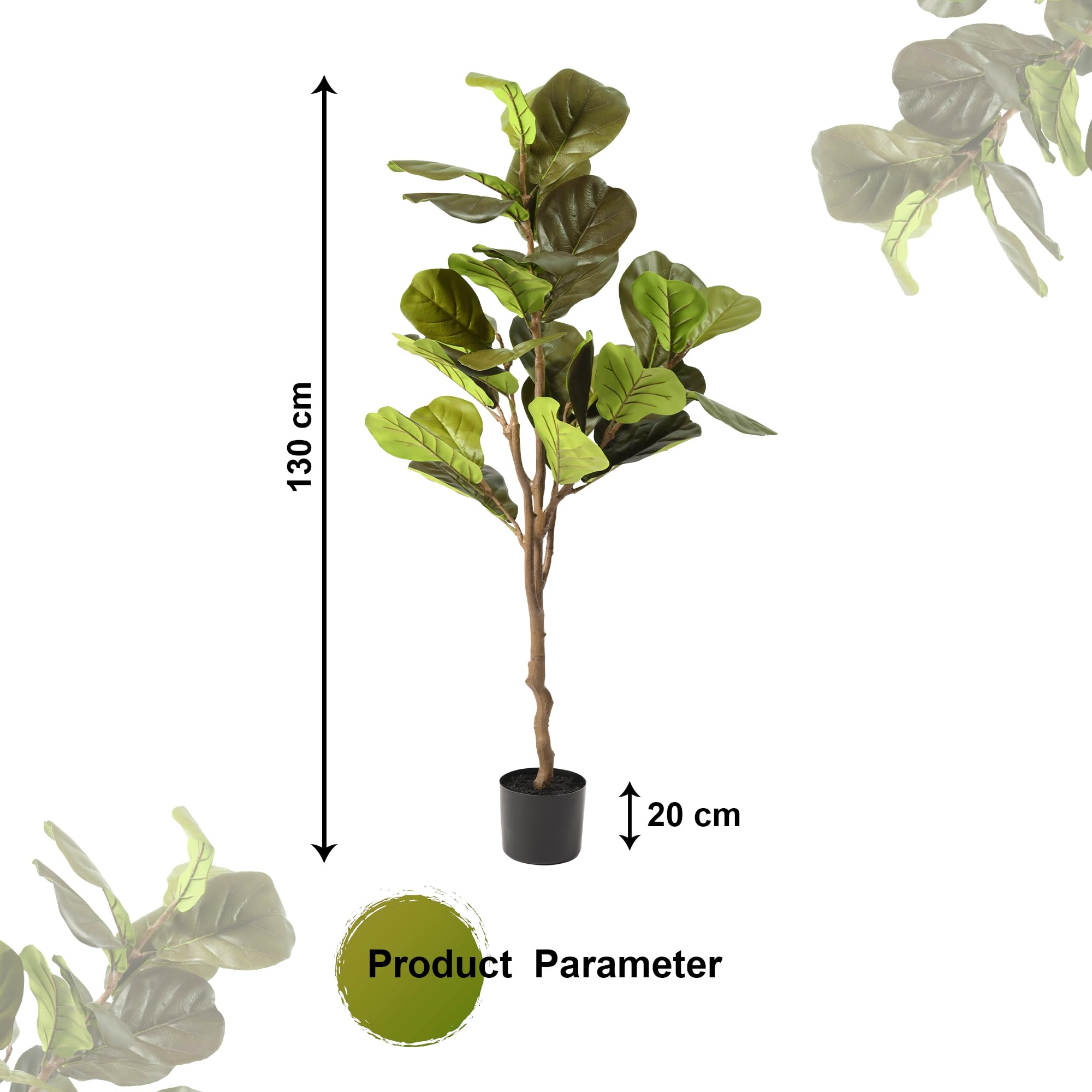 Kuber Fiddle Leaf Fig - Faux Plant for Event Decor