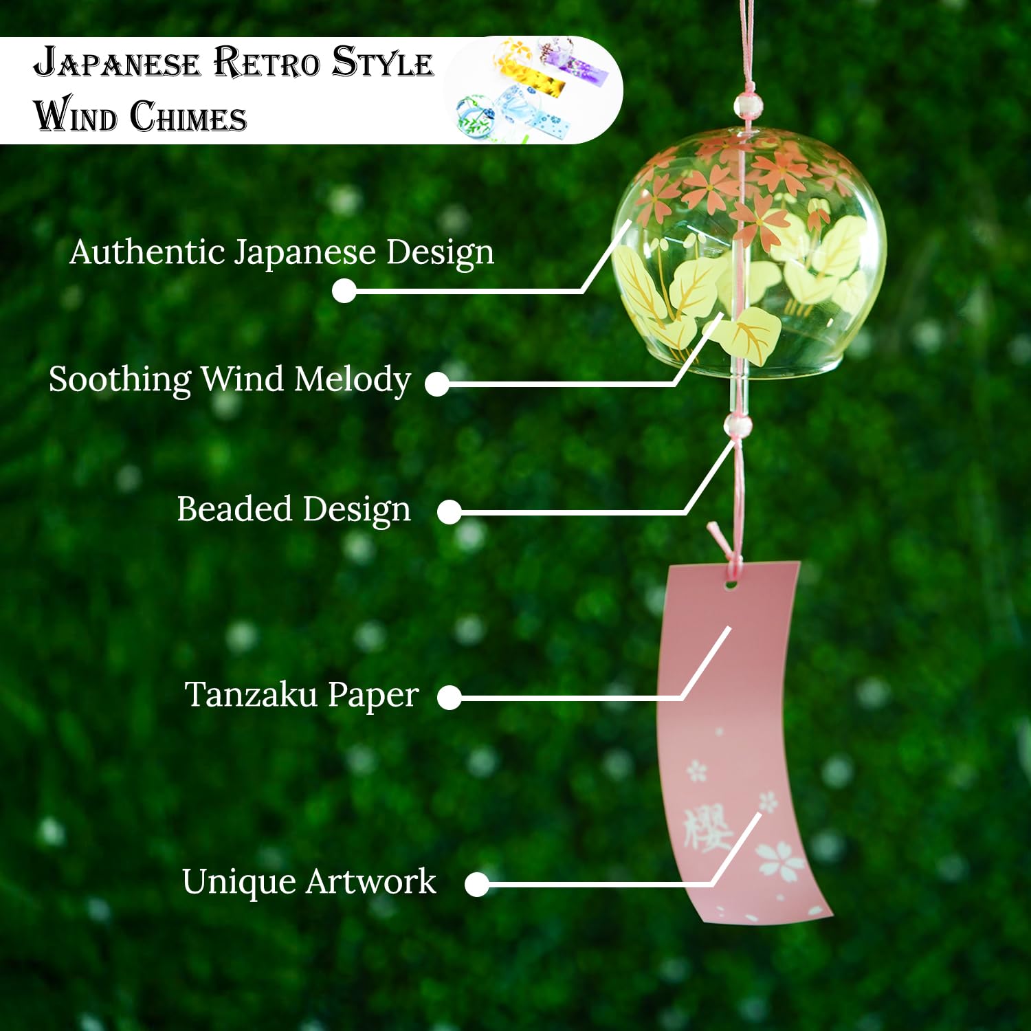 Ekhasa Japanese Wind Chimes - festive home gift