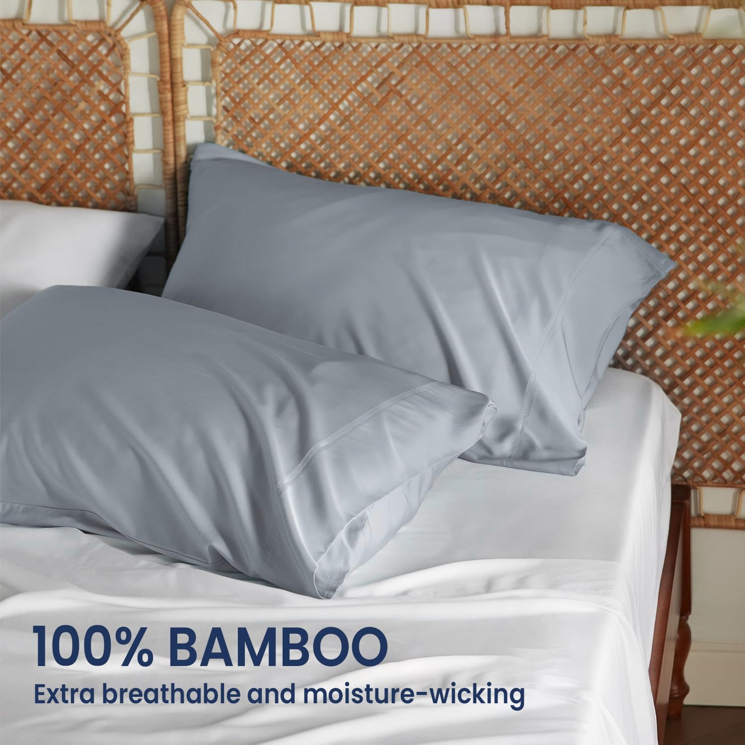 Mush bamboo pillow cover - cooling effect for hot sleepers