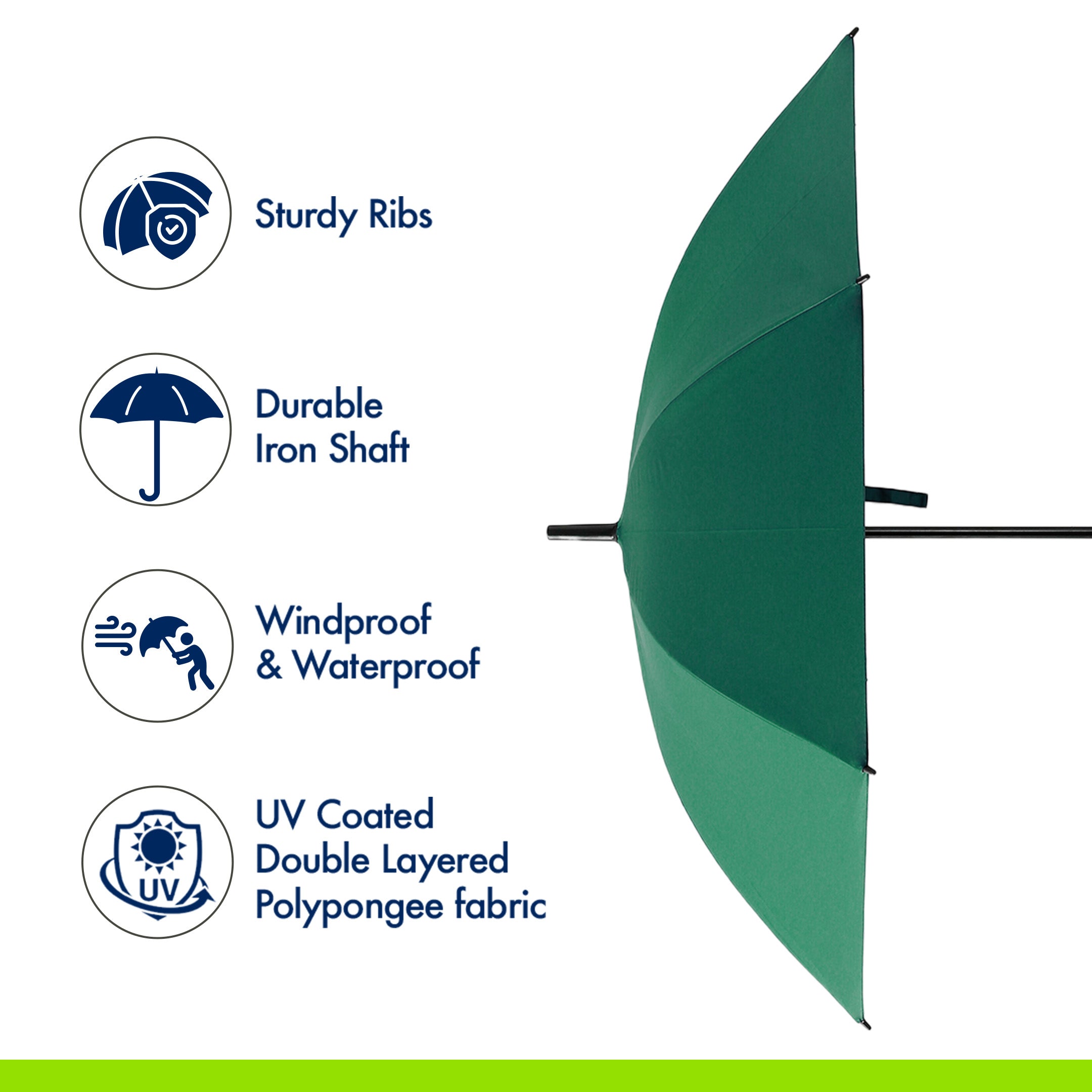 Absorbia Folding Umbrella - Compact size for easy storage