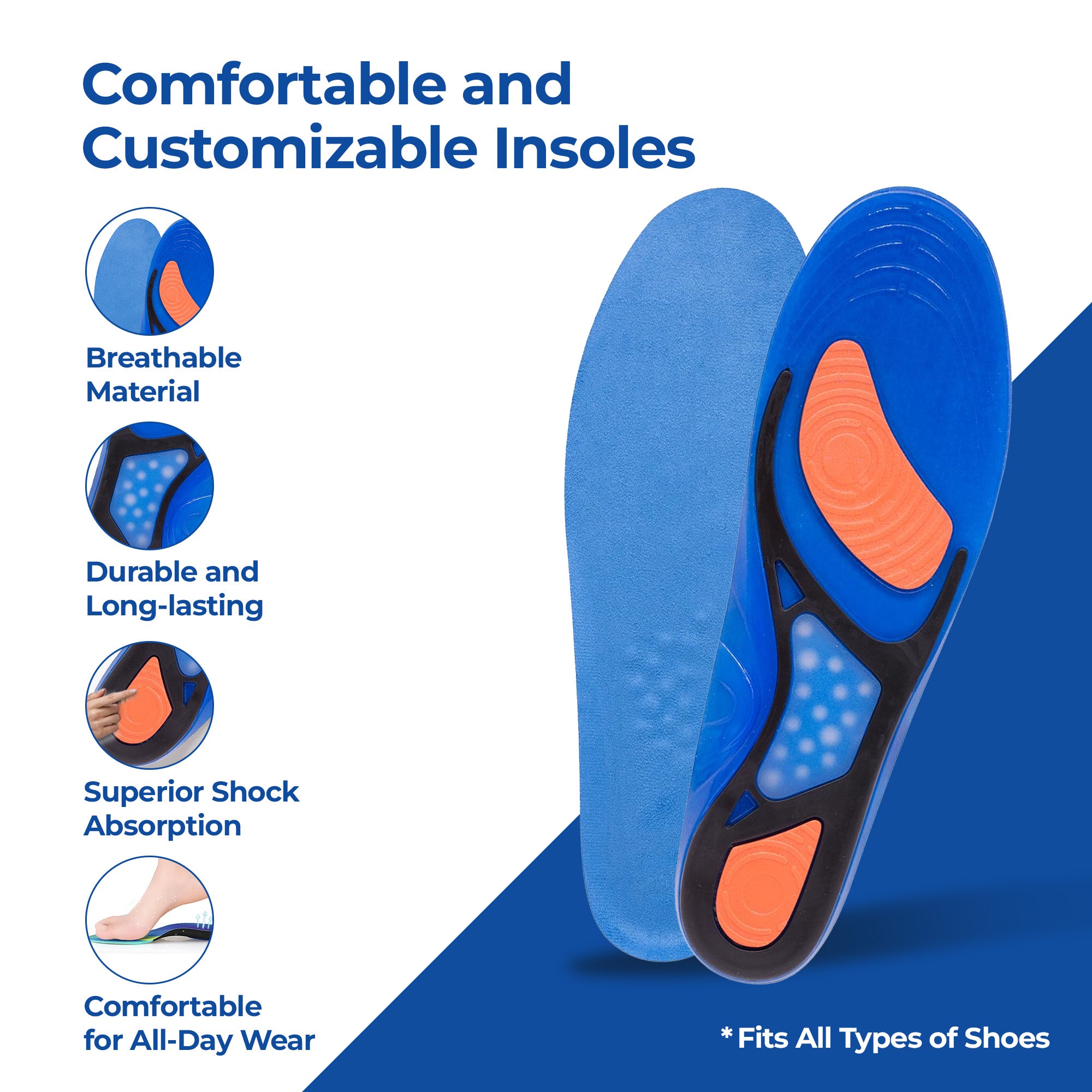 Dr Foot Orthotics - Stabilization support for knee pain