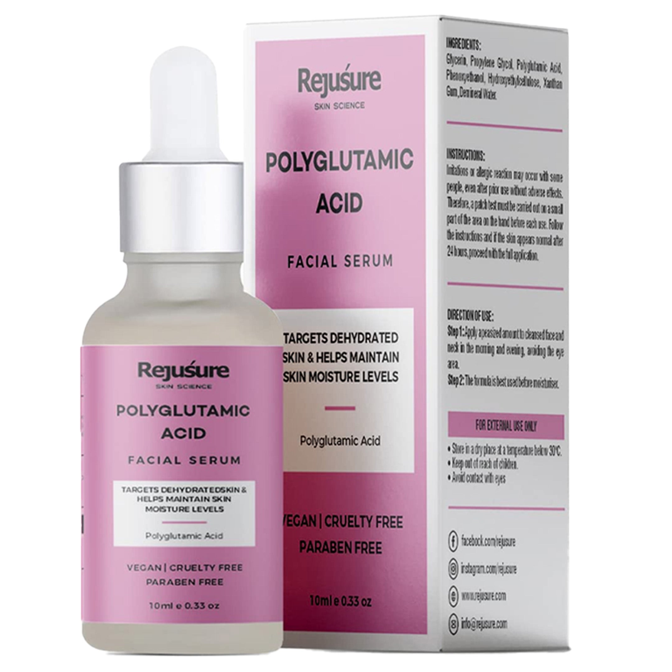 Rejusure combo face serum set - hydration boost