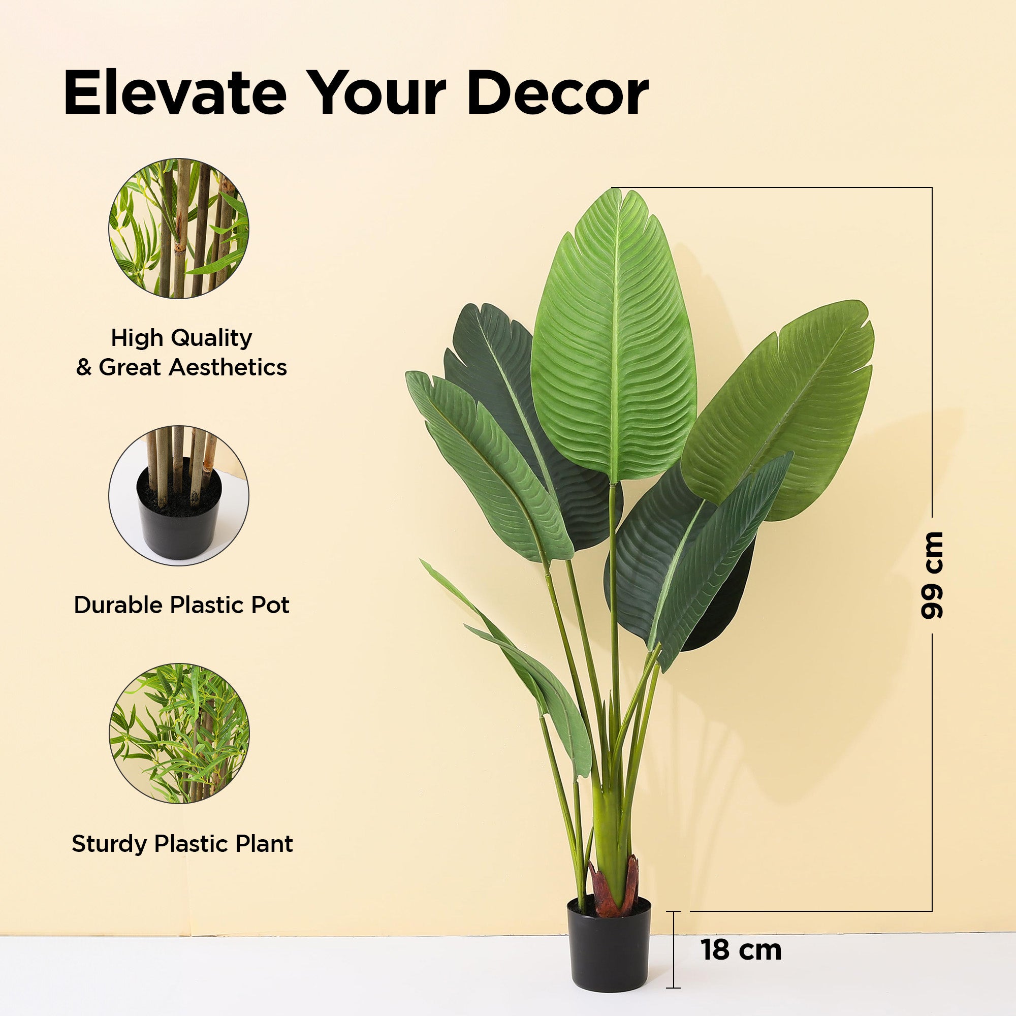 UMAI artificial plant - lightweight tabletop decor