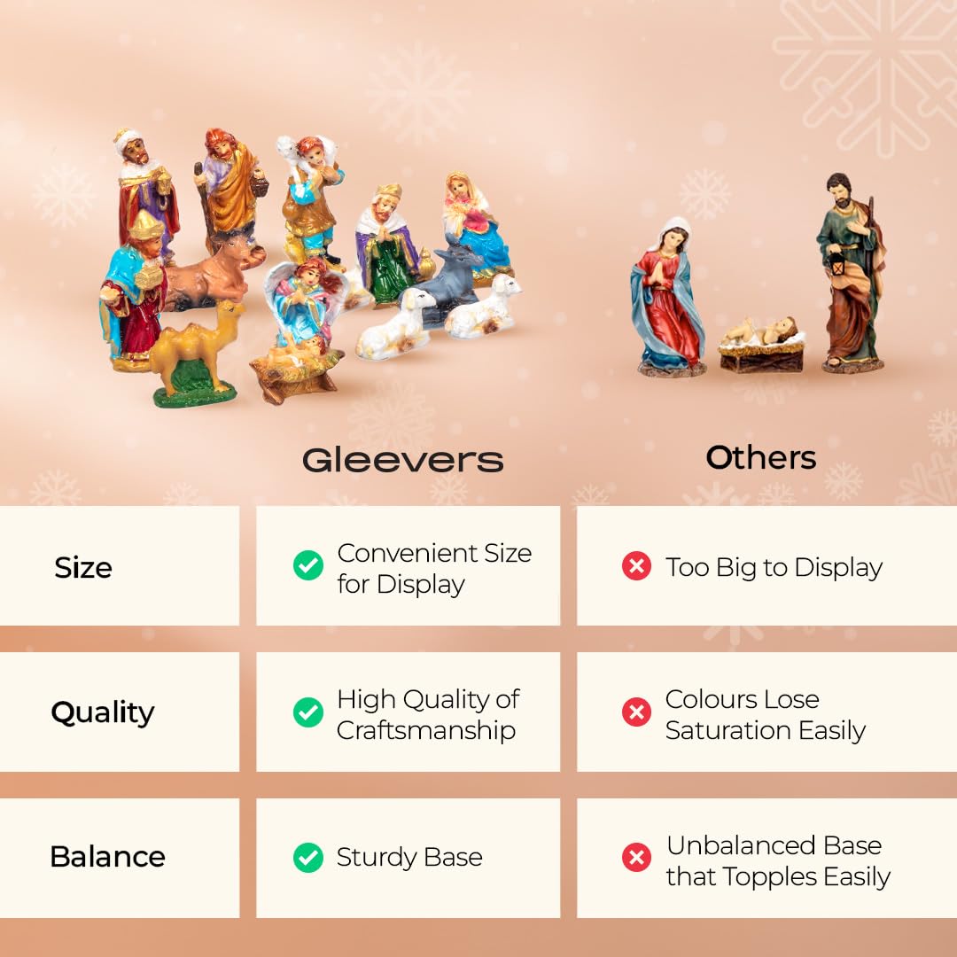 Gleevers resin statues - Kids Christmas decor
