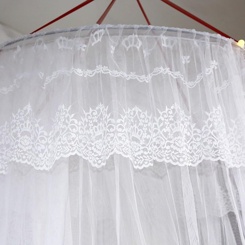 Classic Mosquito Net for Double Bed - Colourful Machardani design