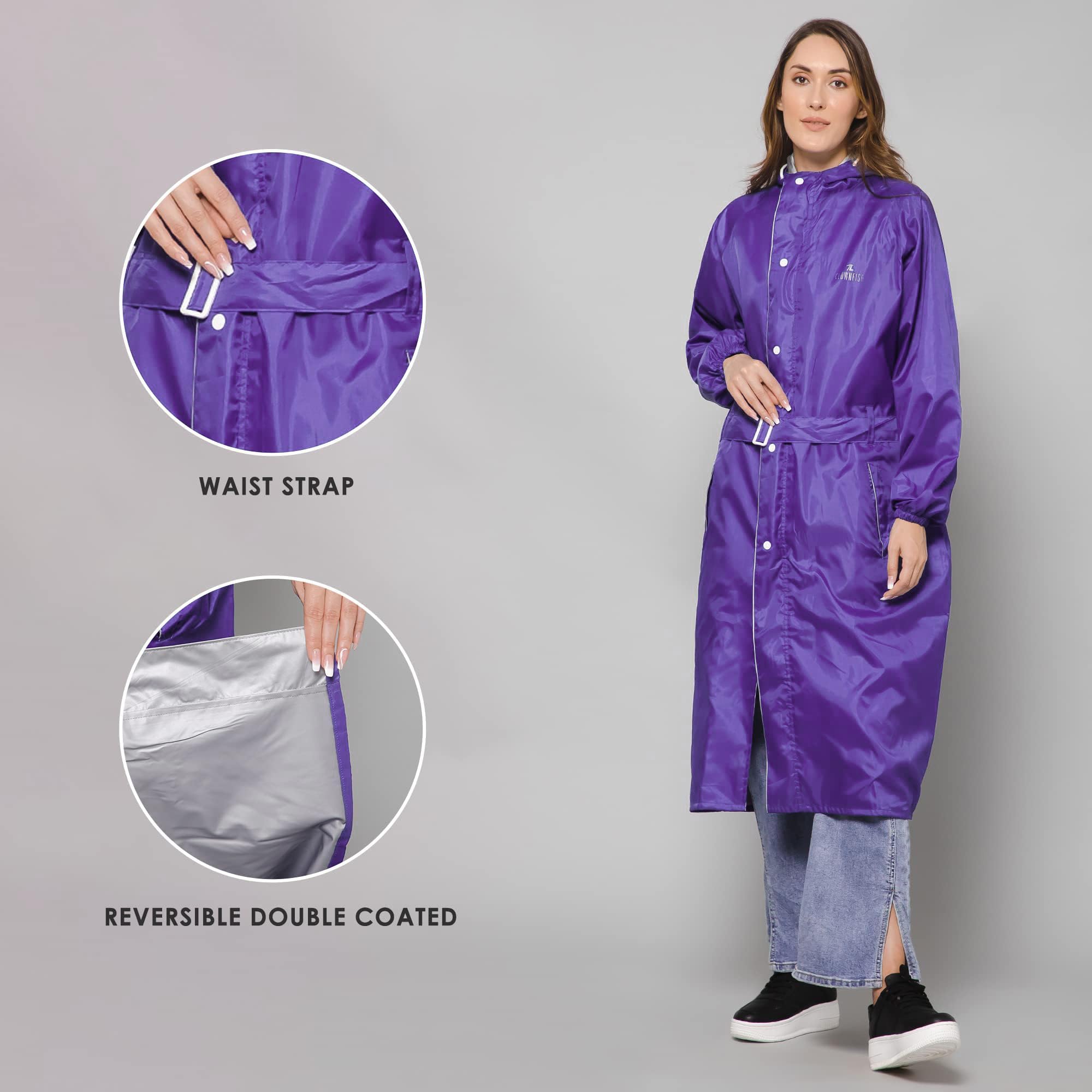 Clownfish Drizzle Diva Raincoat - Casual Commuting