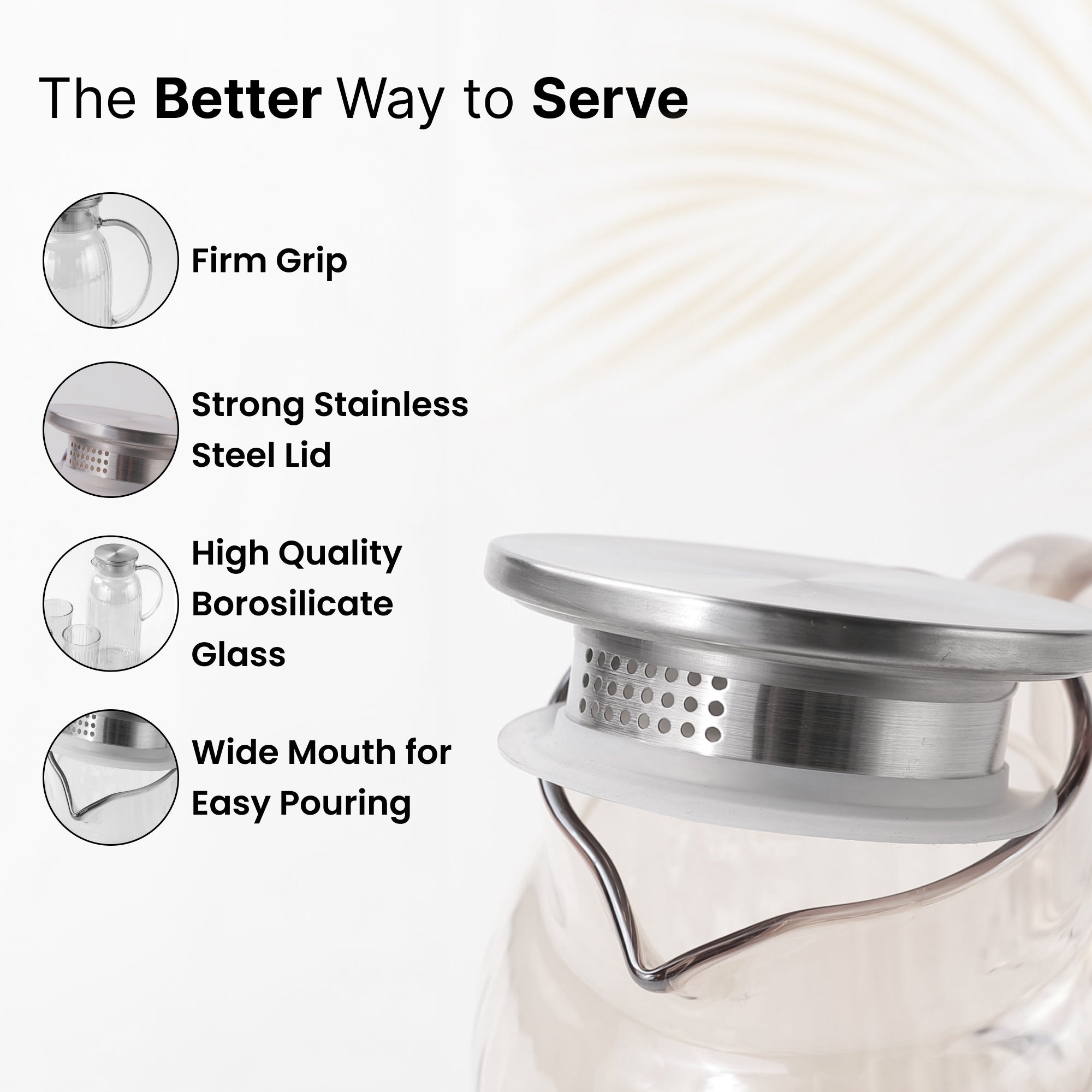 The Better Home jug set - beautiful table presentation
