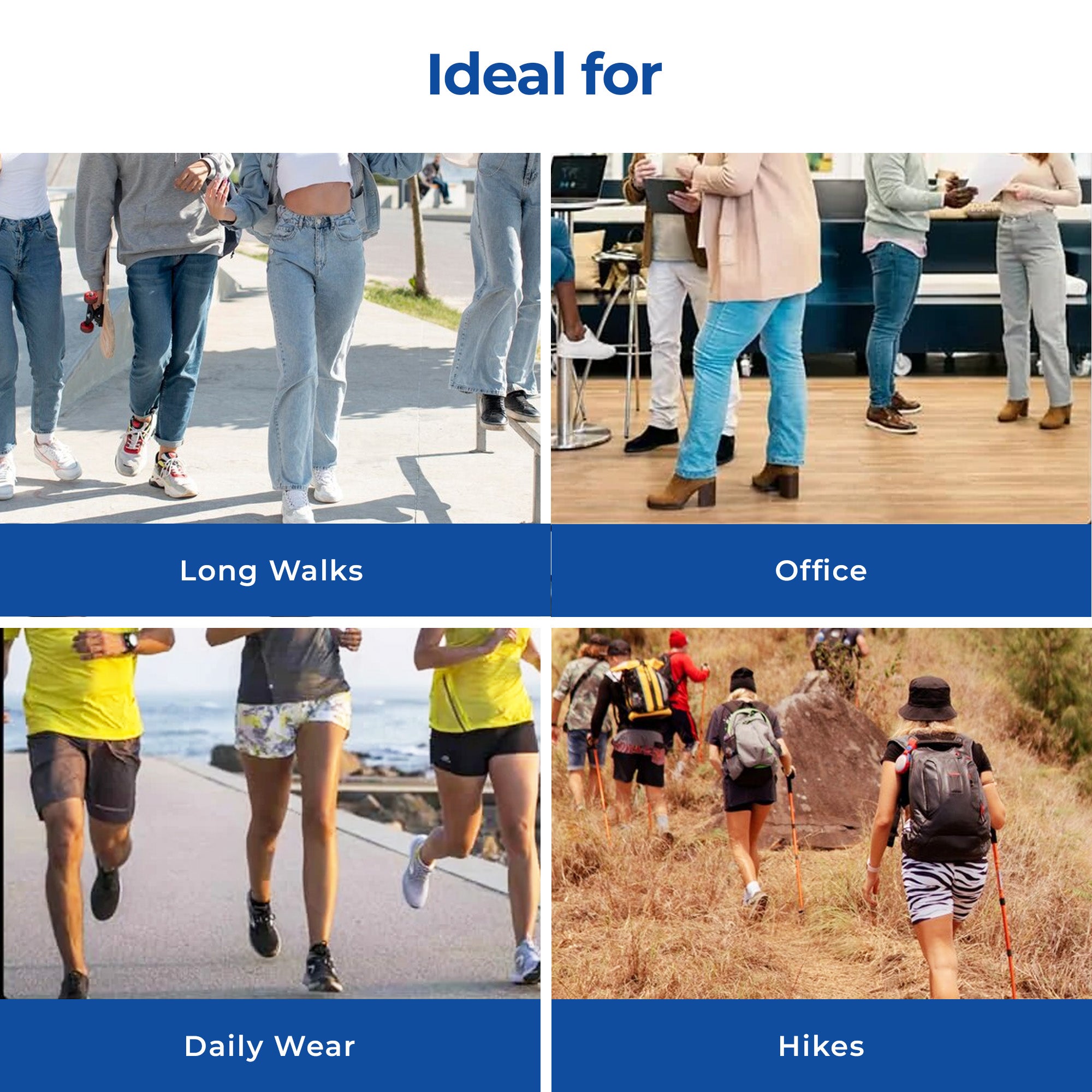 Dr Foot foot support insoles - Ideal for casual outings
