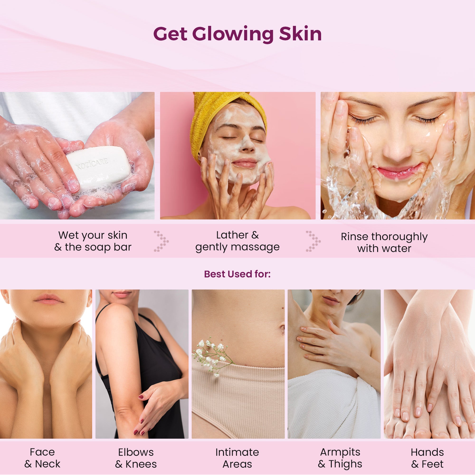 Kozicare Kojic Acid Soap - Spa day at home