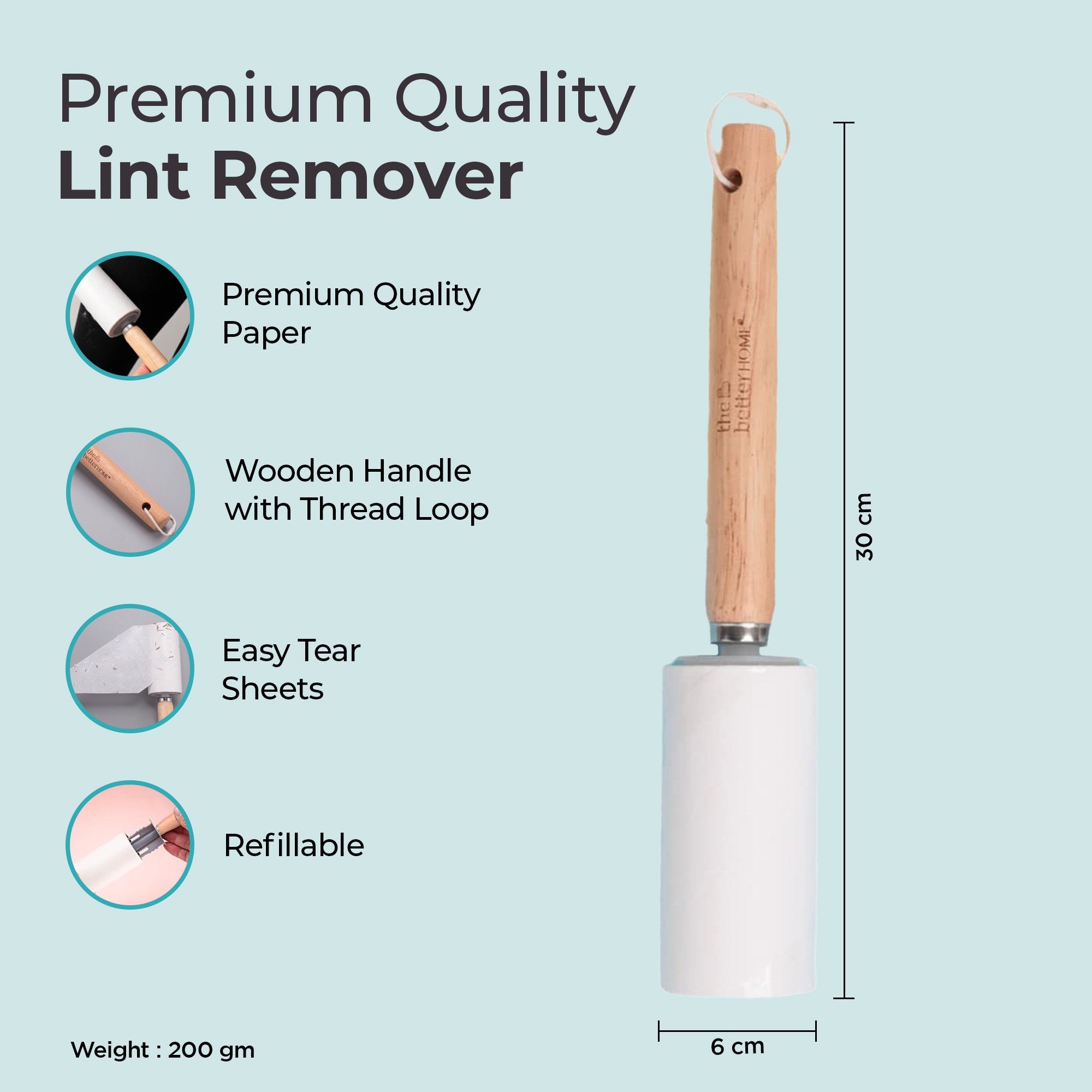 The Better Home lint roller - easy lint removal for furniture