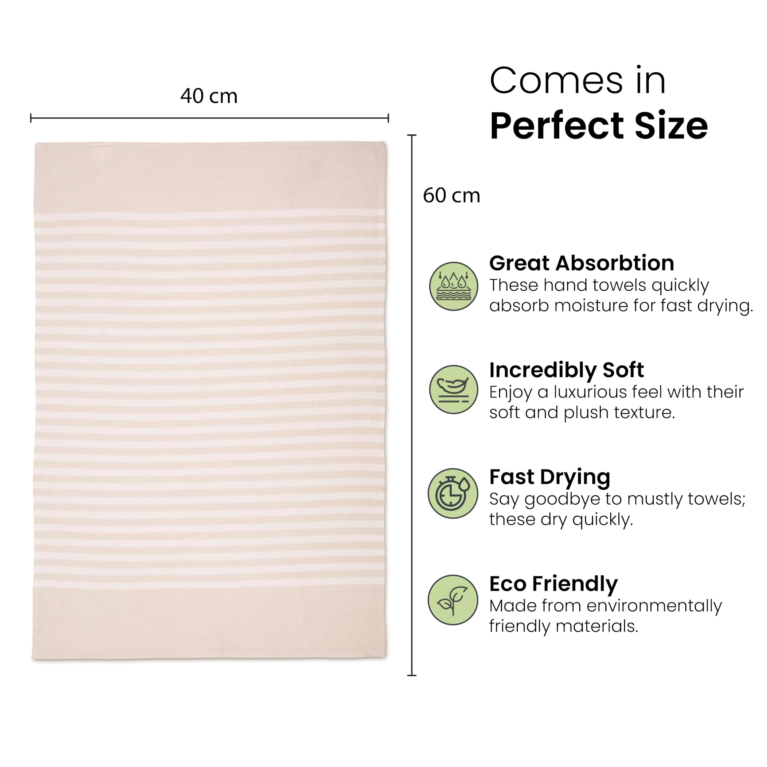 Mush bamboo hand towels - Bathroom essential