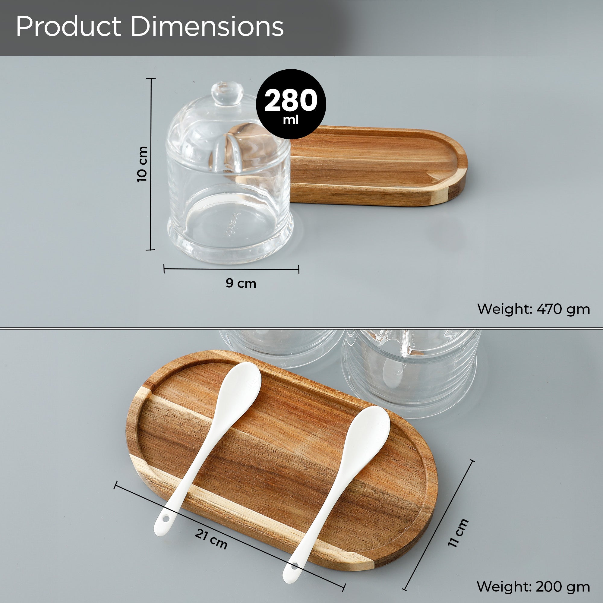 The Better Home borosilicate jars - airtight food storage