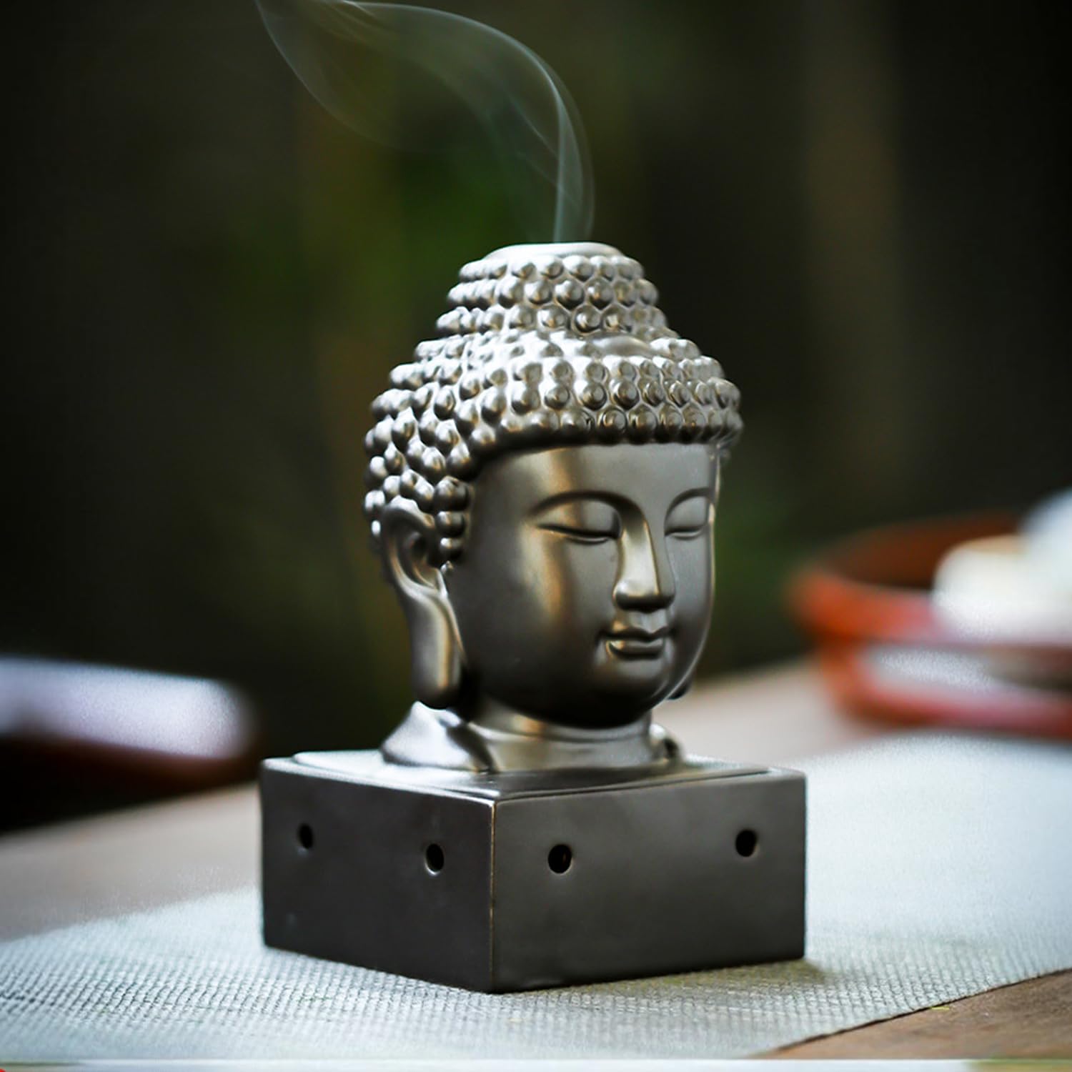 Ekhasa ceramic incense holder - easy to clean decorative accessory