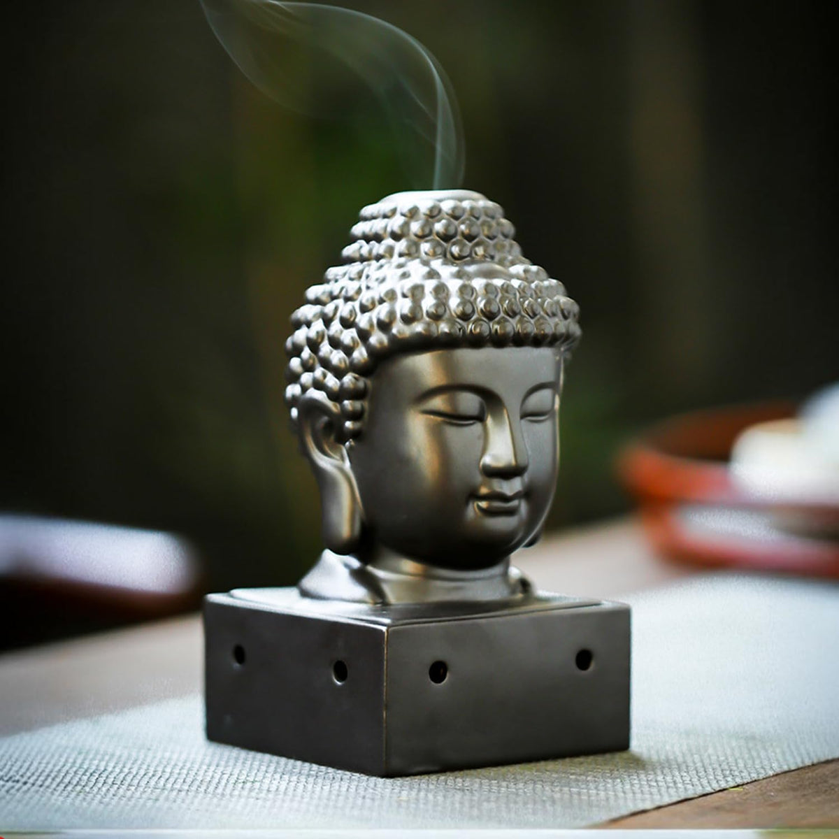 Ekhasa ceramic incense holder - easy to clean decorative accessory