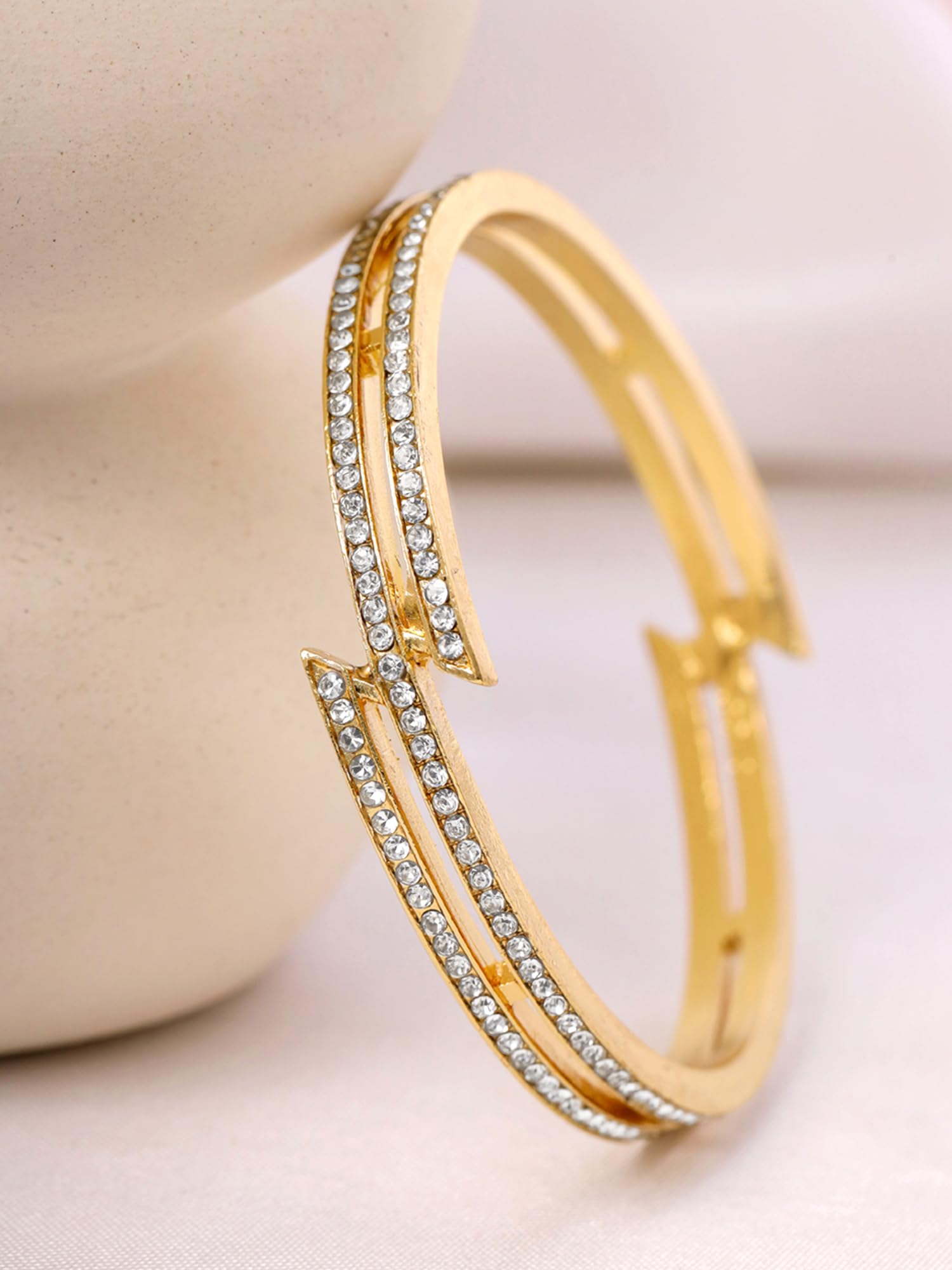 Yellow Chimes fancy bangle - versatile party accessory