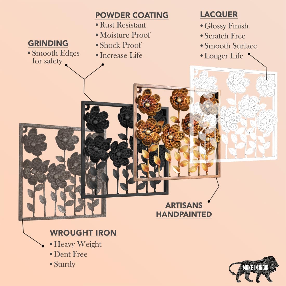 Ekhasa Floral Wall Decor - Home Interior