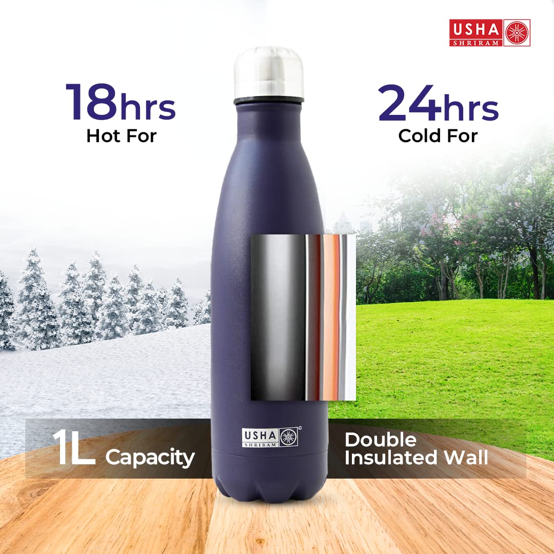 USHA SHRIRAM leak-proof bottle - travel companion